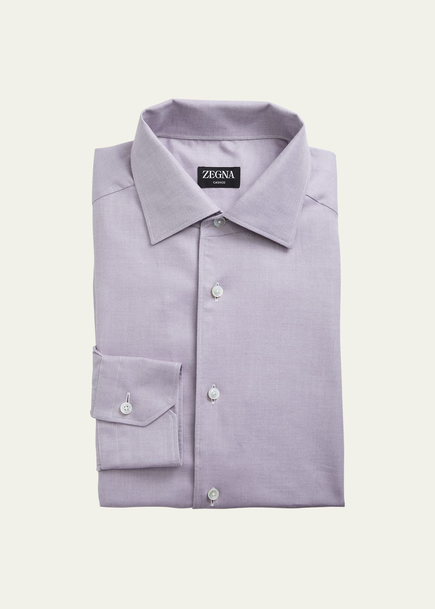 Men's Solid Cotton Sport Shirt