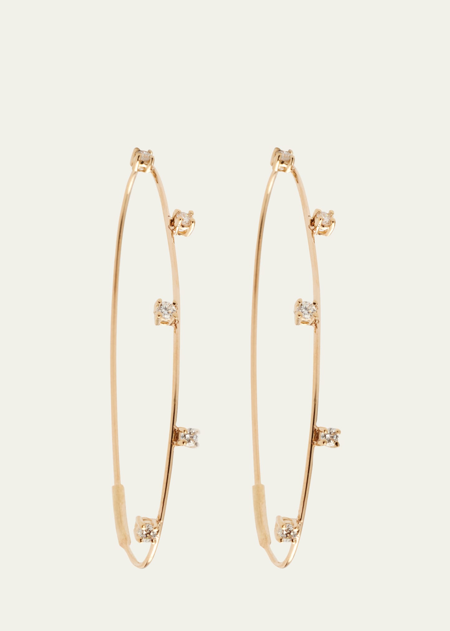 Lana flat magic hoop on sale earrings