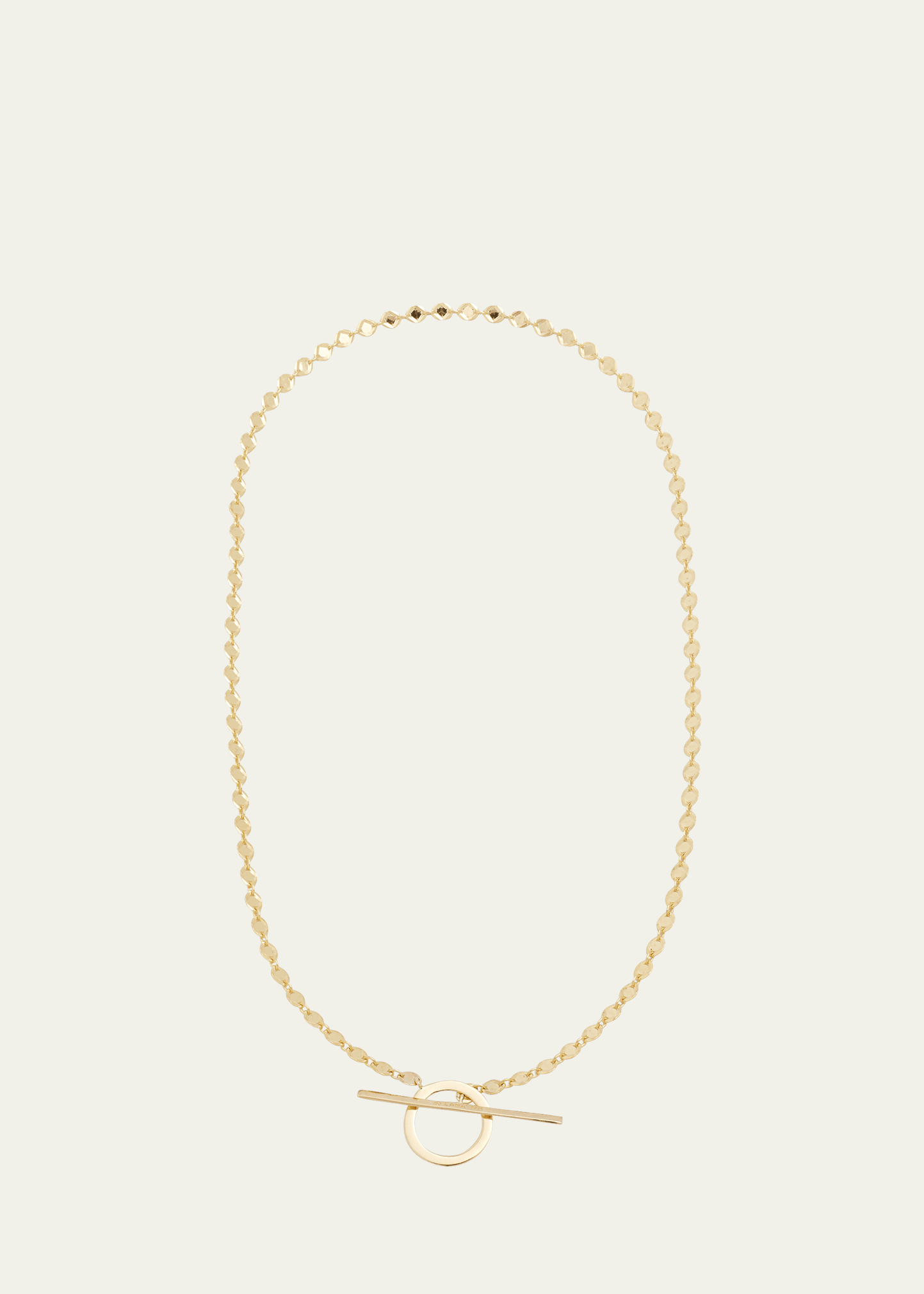 LANA 14K Yellow Gold Chain Toggle Necklace