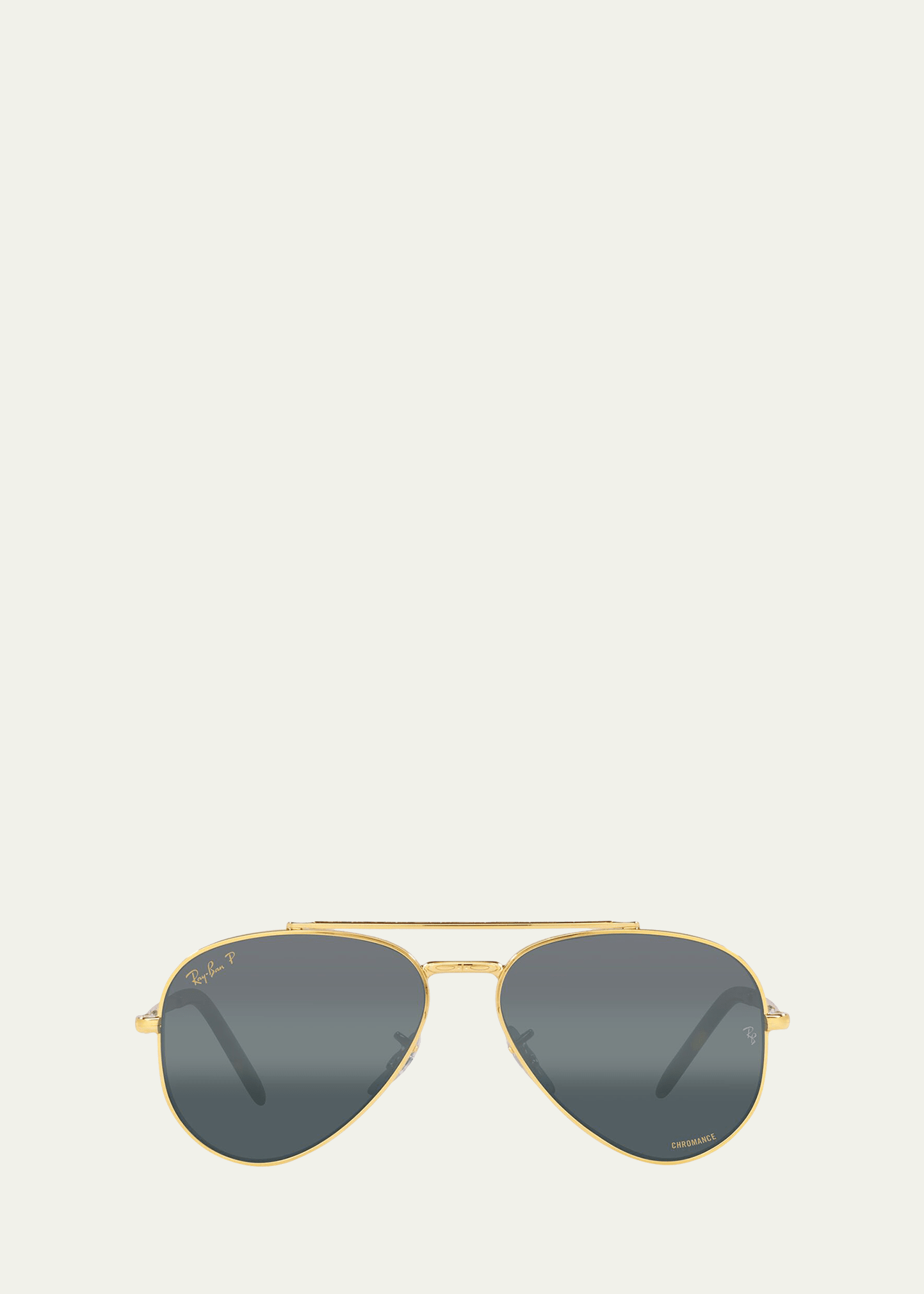 Logo Metal Aviator Sunglasses