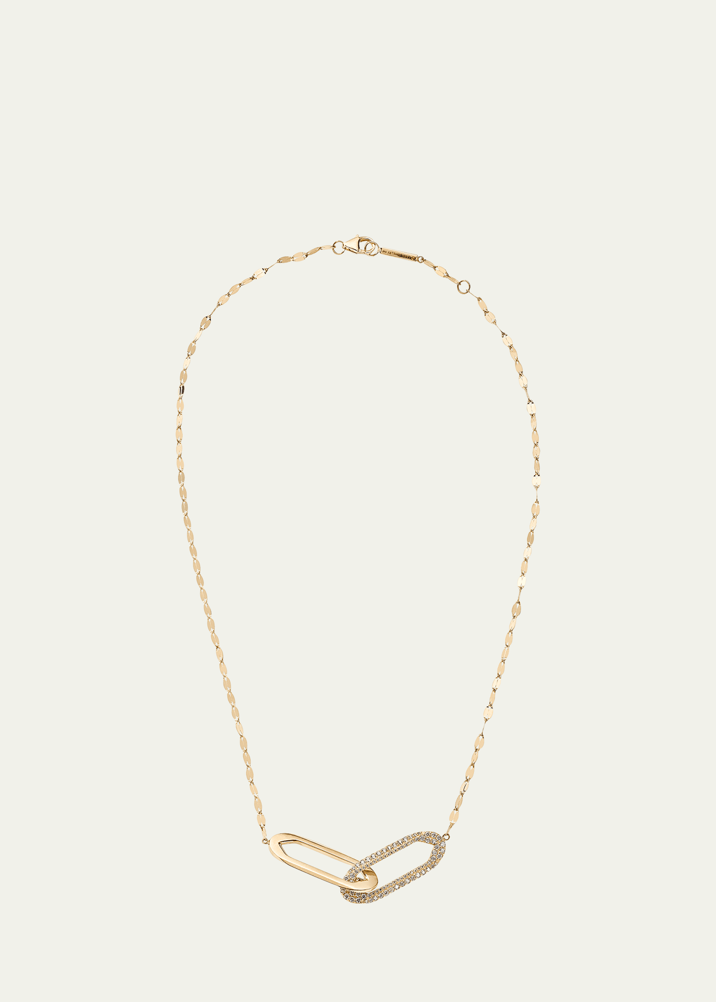 Shop Lana 14k Gold Link Necklace With Diamonds In Yg