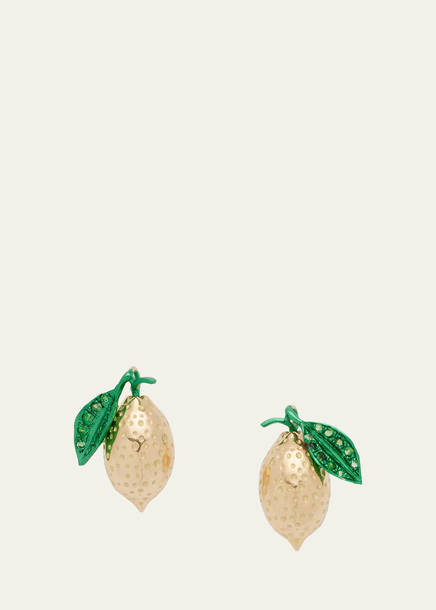 Faraone Mennella 18K Gold Love Lemons Stud Earrings