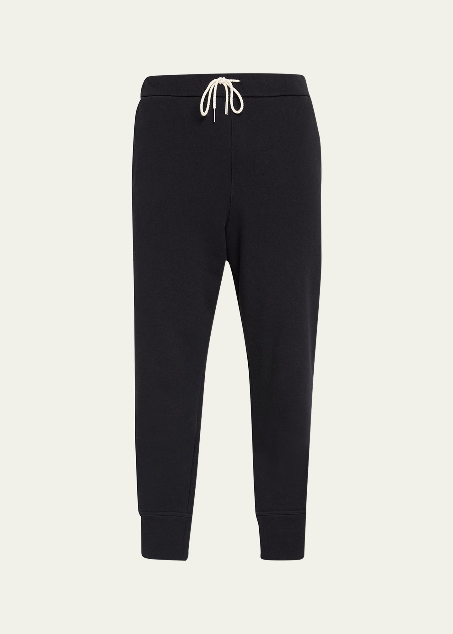 Jil Sander Men's Solid Cotton Sweatpants In Black
