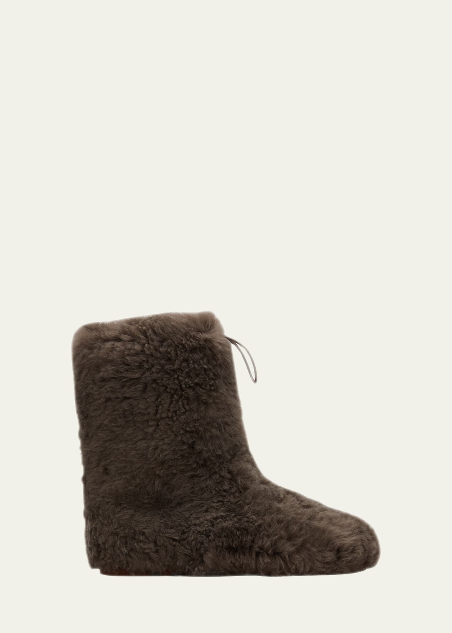LORO PIANA QUINN SHEARLING WINTER ANKLE BOOTS