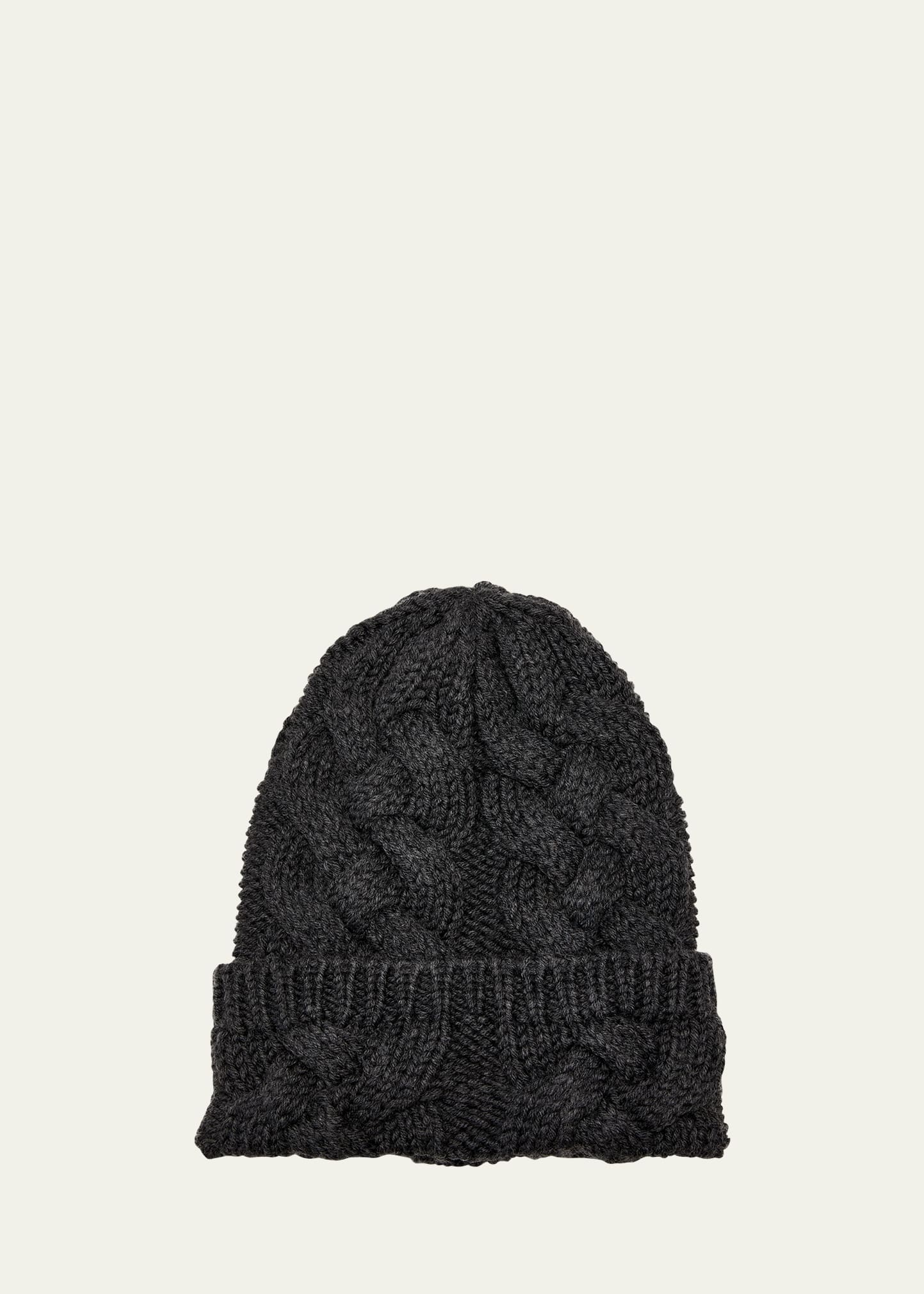 Dina Cable Knit Wool Beanie