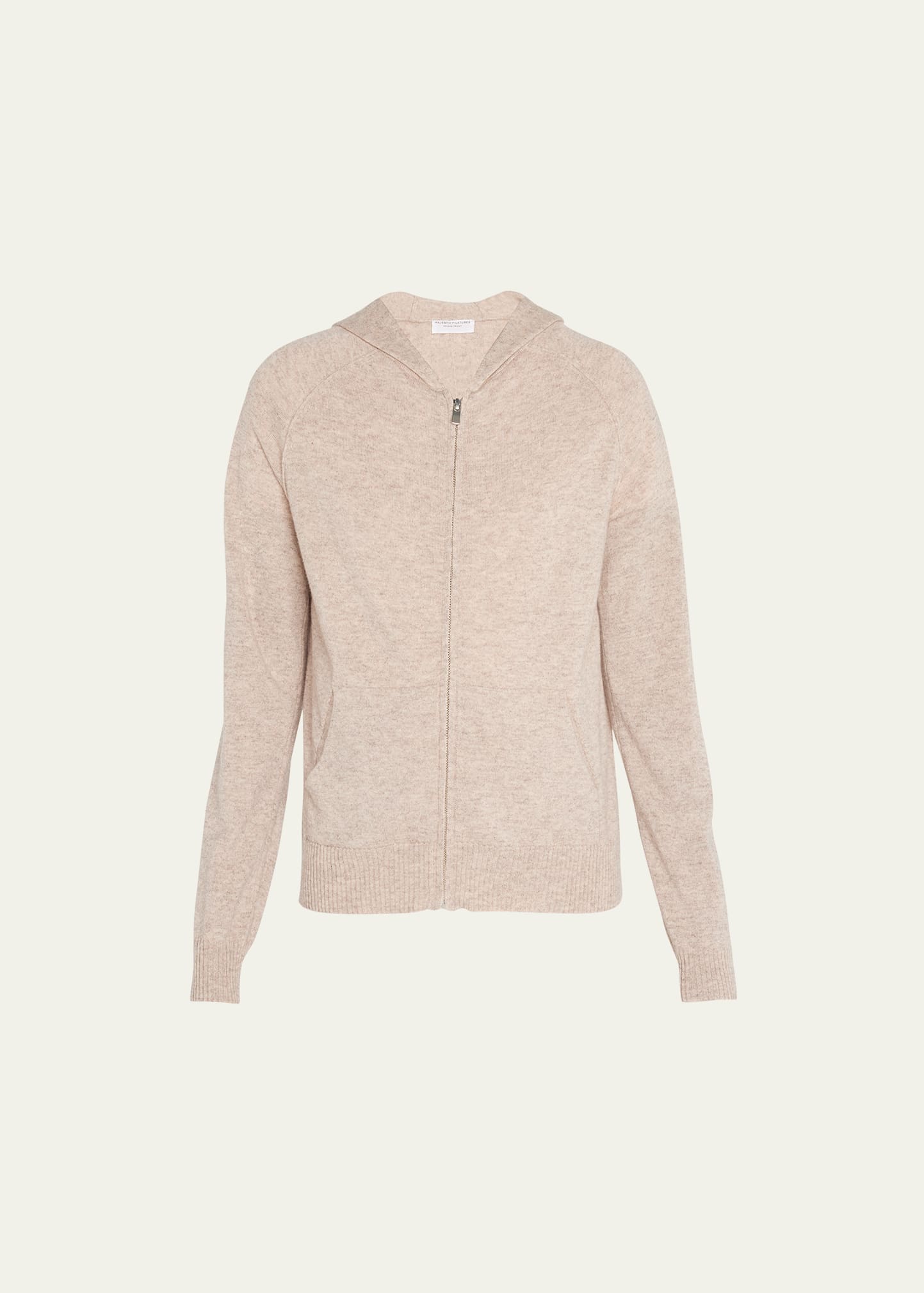 Cashmere Blend Knit Hoodie
