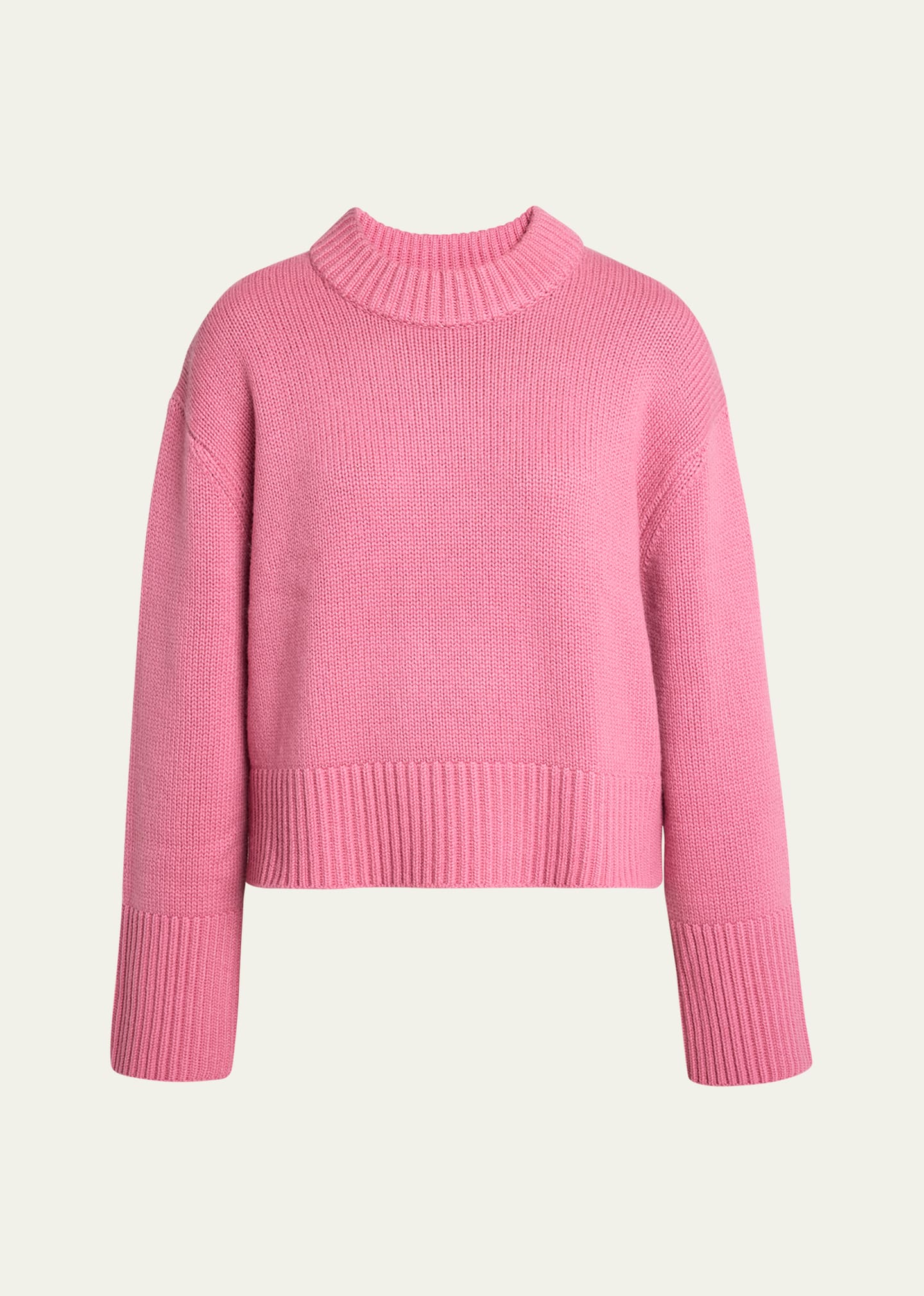 Lisa Yang Sony Cashmere Drop-shoulder Crewneck Sweater In Neutral