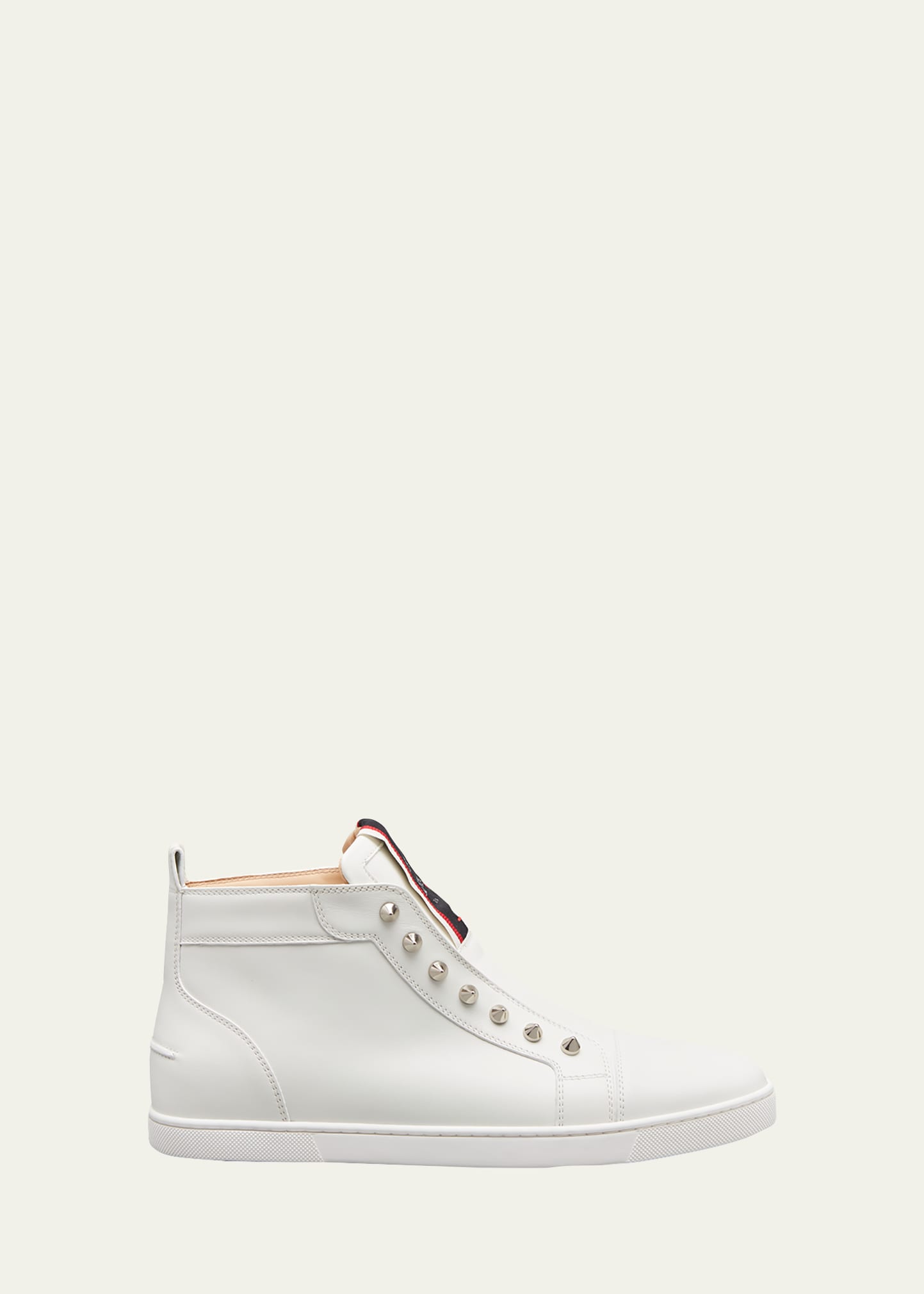 Christian Louboutin Men's Adolescenza Sneaker - White - Low-top Sneakers - 10.5