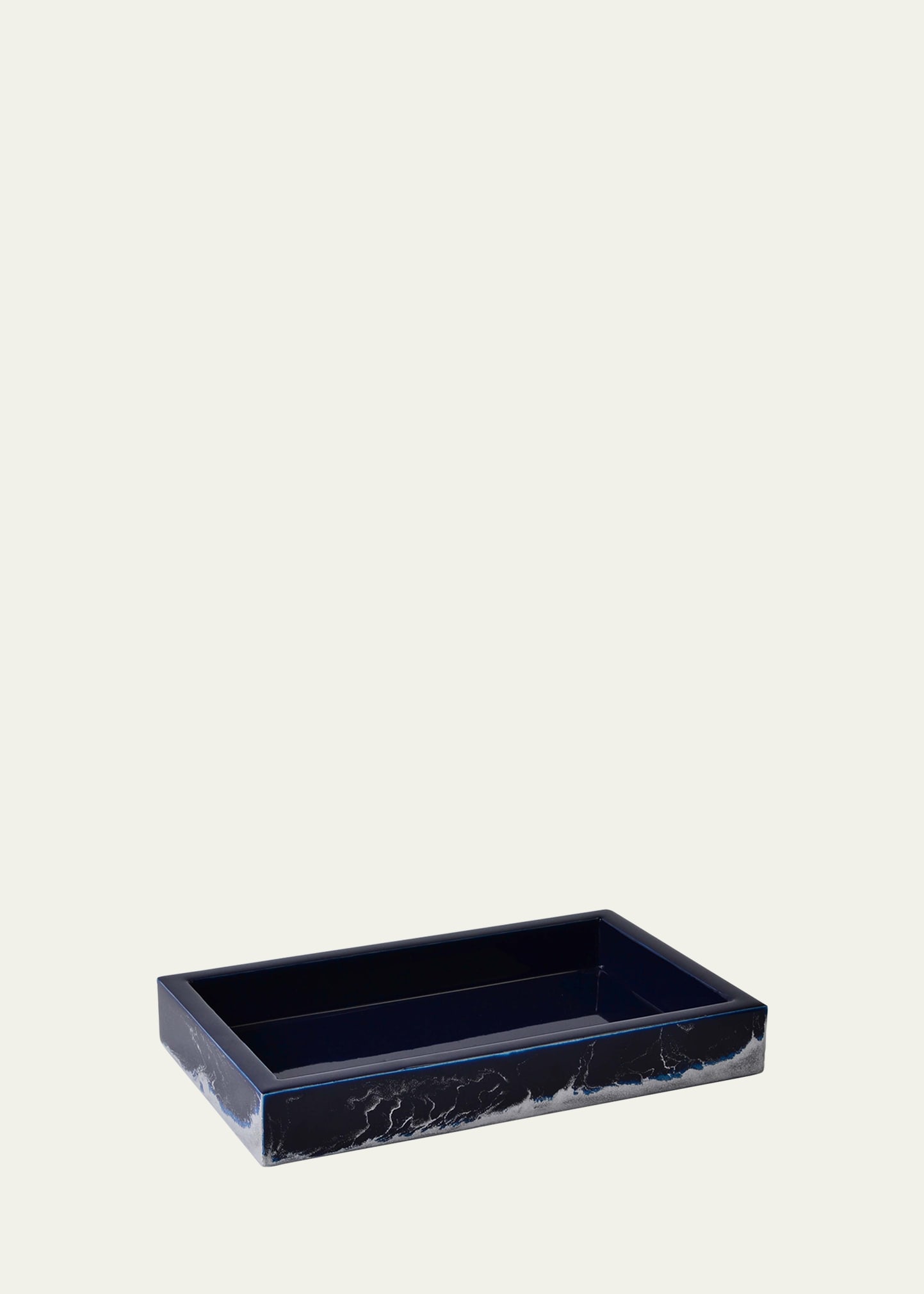 Mike & Ally Lava Small Vanity Tray In Midnight