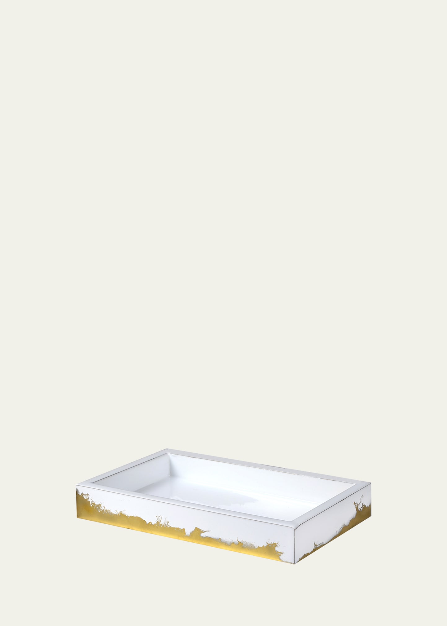 Mike & Ally Lava Small Vanity Tray In Gold