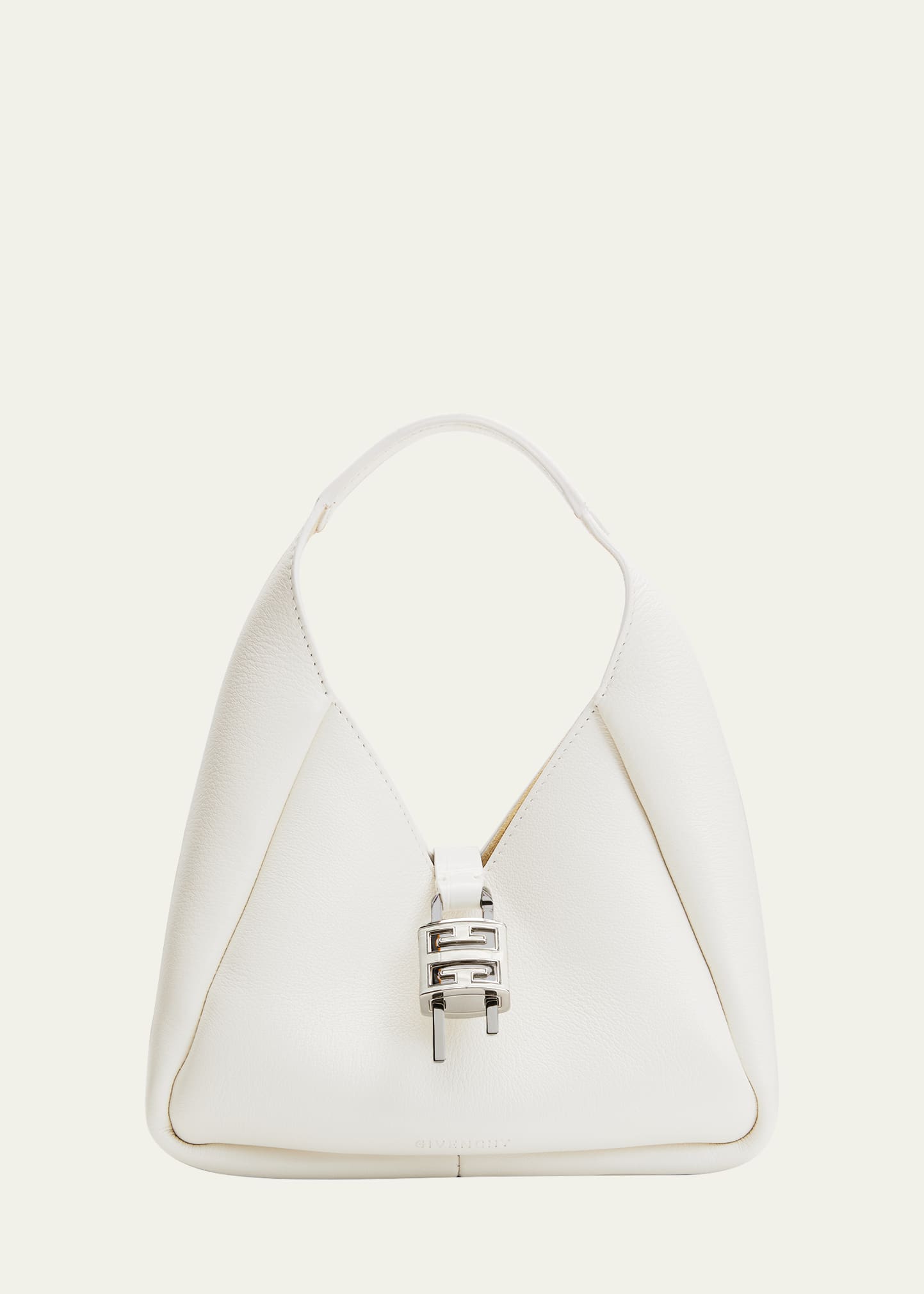 Givenchy Mini Padlock Hobo Bag in Calf Leather