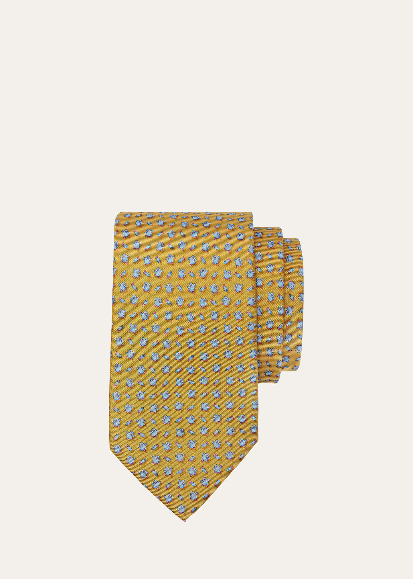 Ferragamo geometric-print Silk Tie - Farfetch