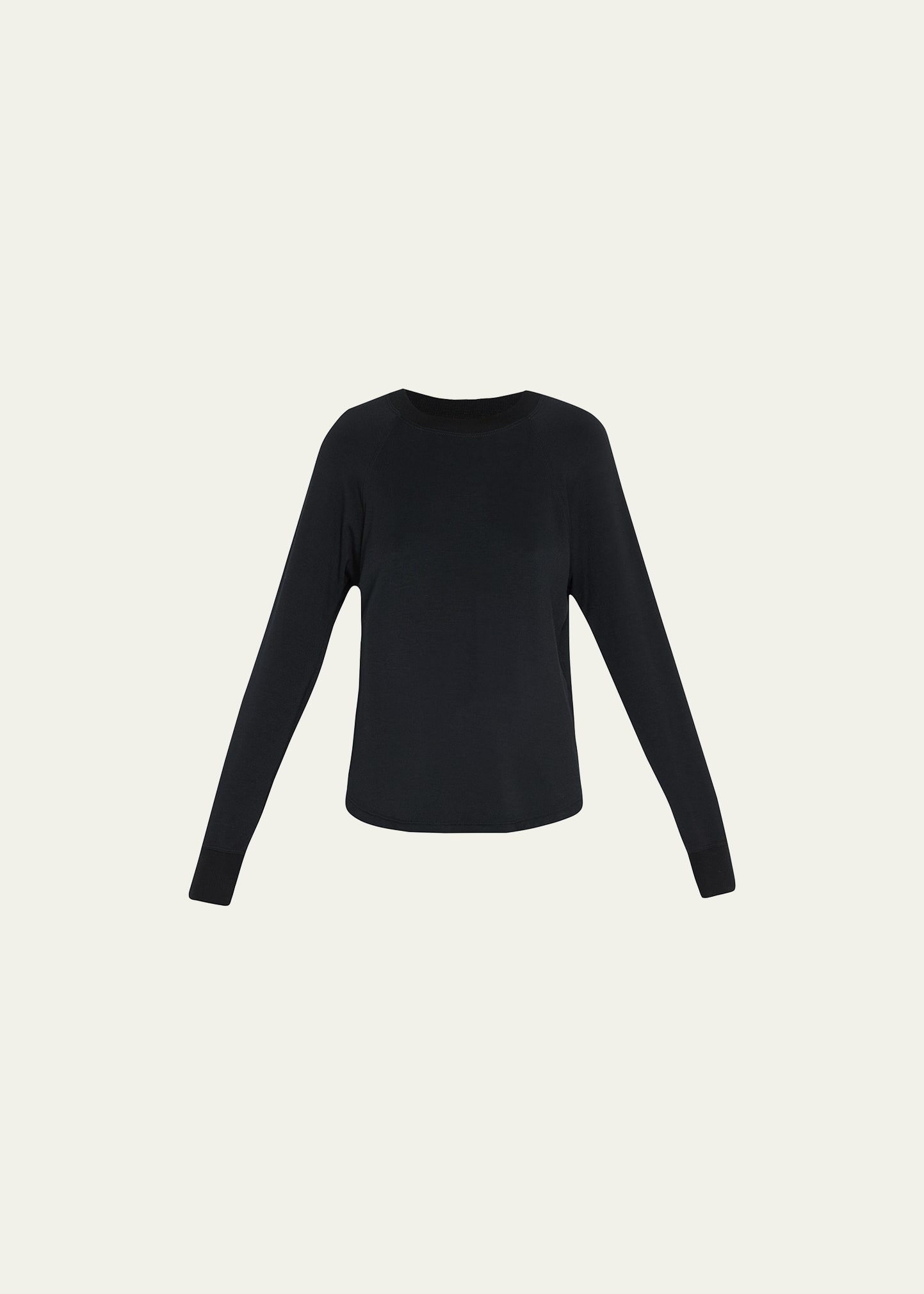 Splits59 Warm Up Crop Fleece Sweatshirt In Black