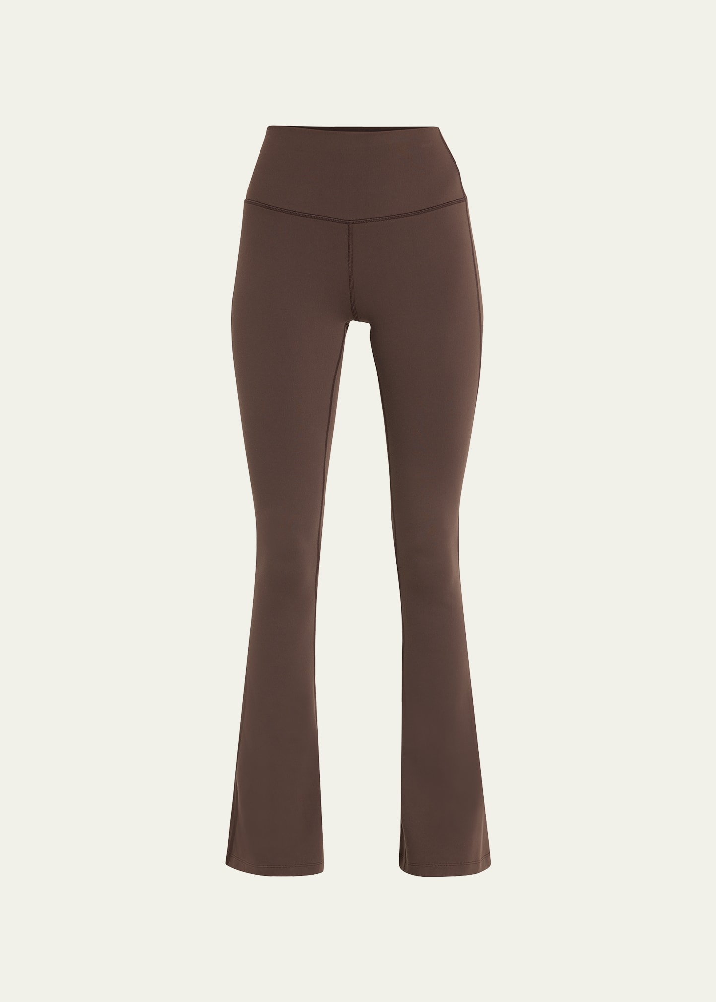 Splits59 Raquel High-waisted Supplex Flared Leggings In Dk Chocola