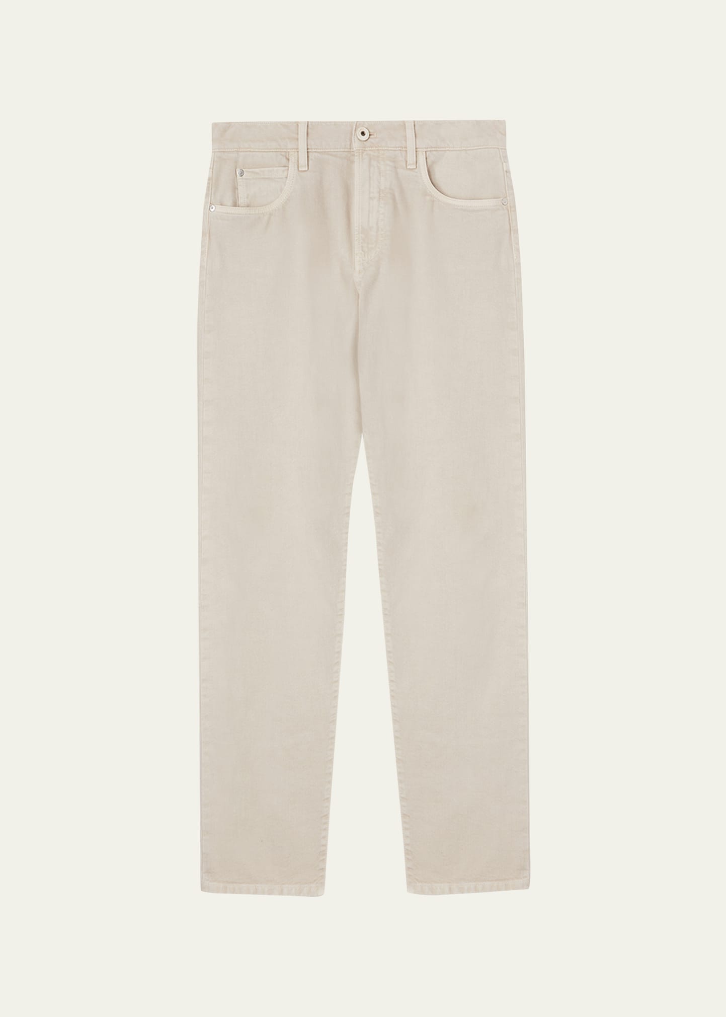 Loro Piana Men's Straight Leg 5-pocket Pants In D0bz Blurred Beig