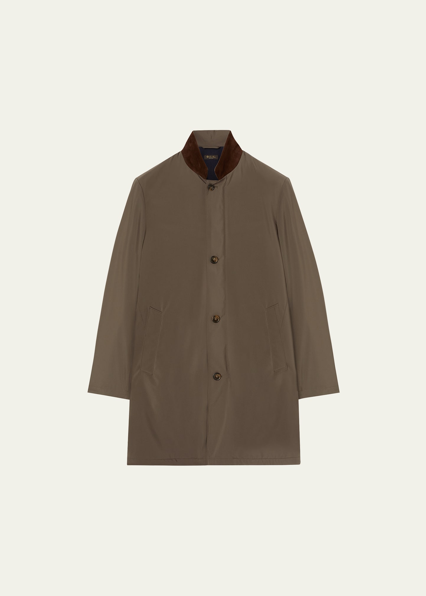 Loro Piana Men's Sebring Windmate Jacket In Army Green