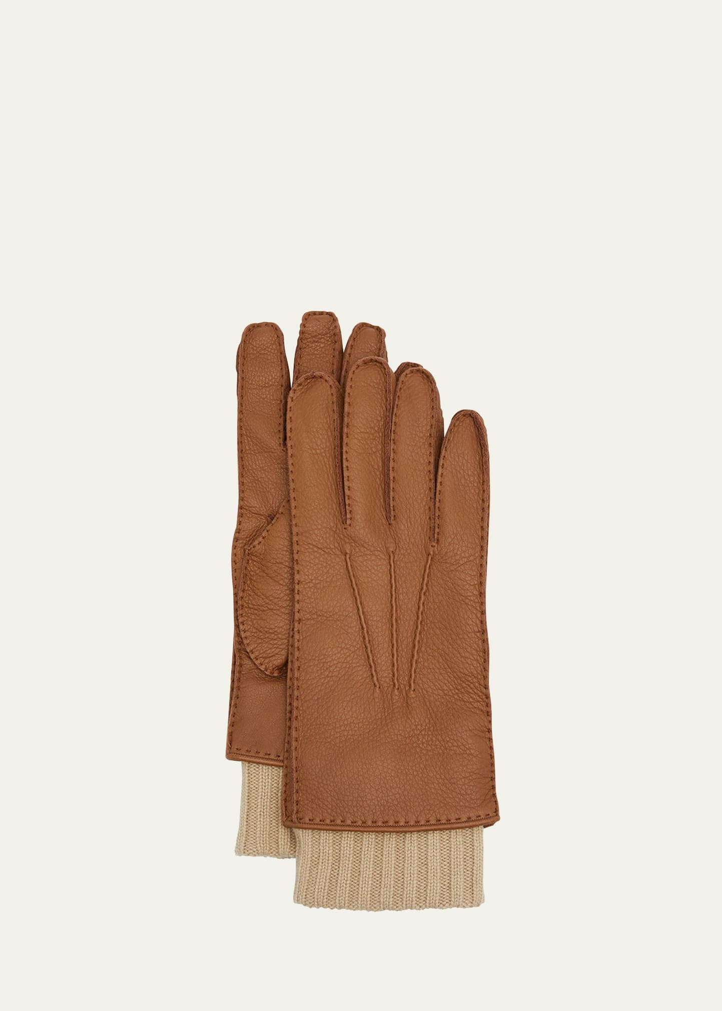 Loro Piana Men's Guanto Leather Gloves