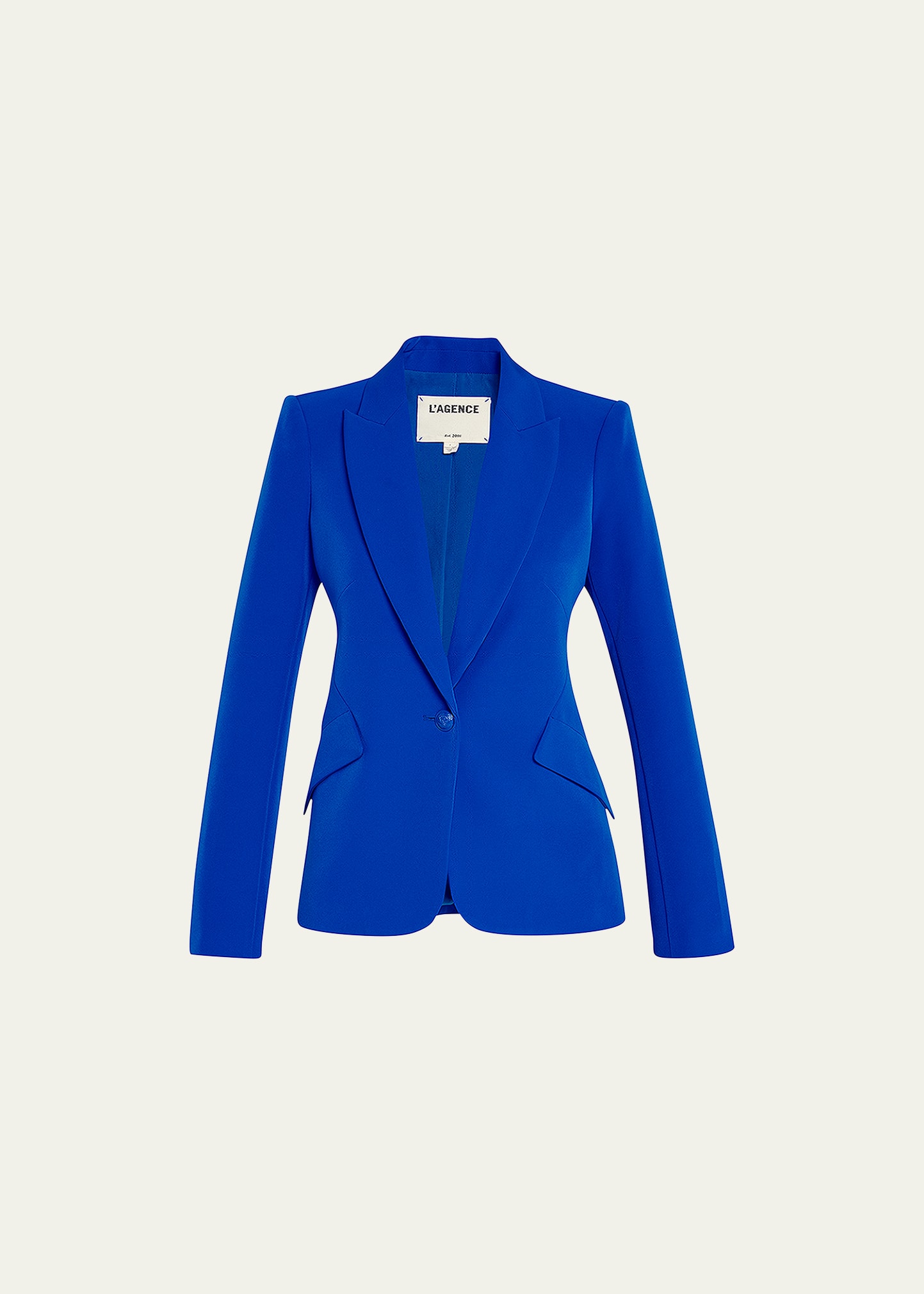 L'agence Chamberlain Single-breasted Blazer In Pop Blue