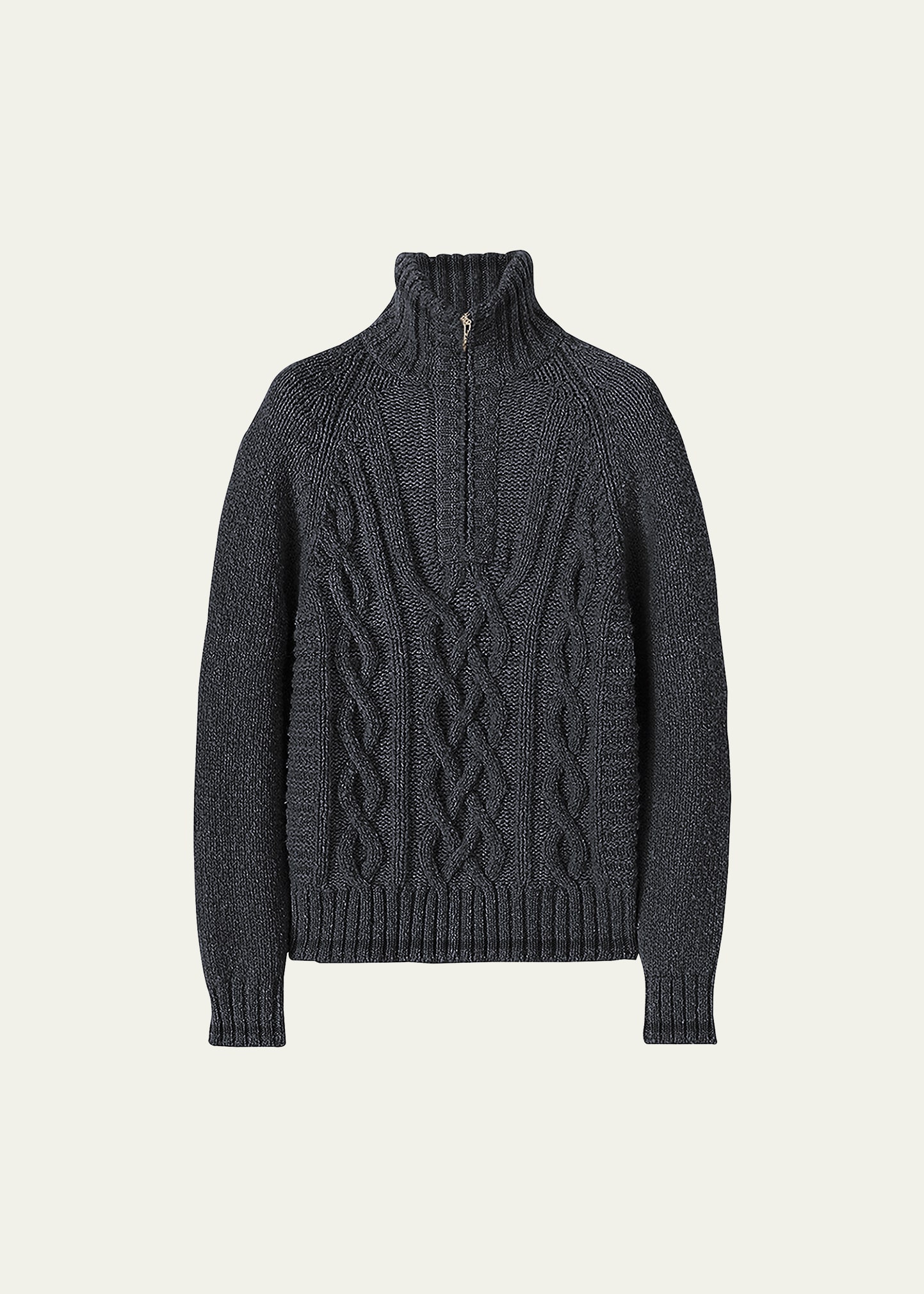 Men's Mezzocollo Cashmere-Knit Half-Zip Sweater