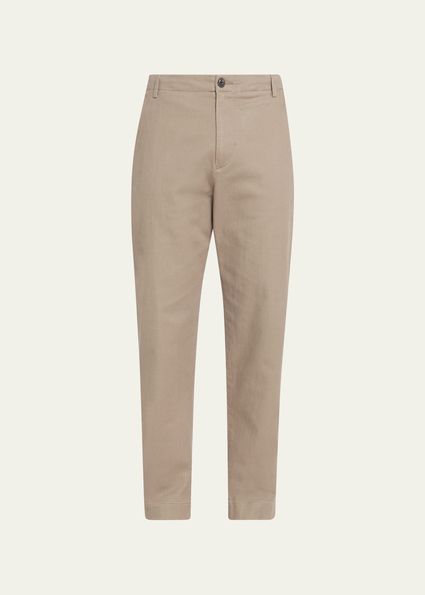 Men's Relaxed Stretch-cotton Painter Pants In Beige