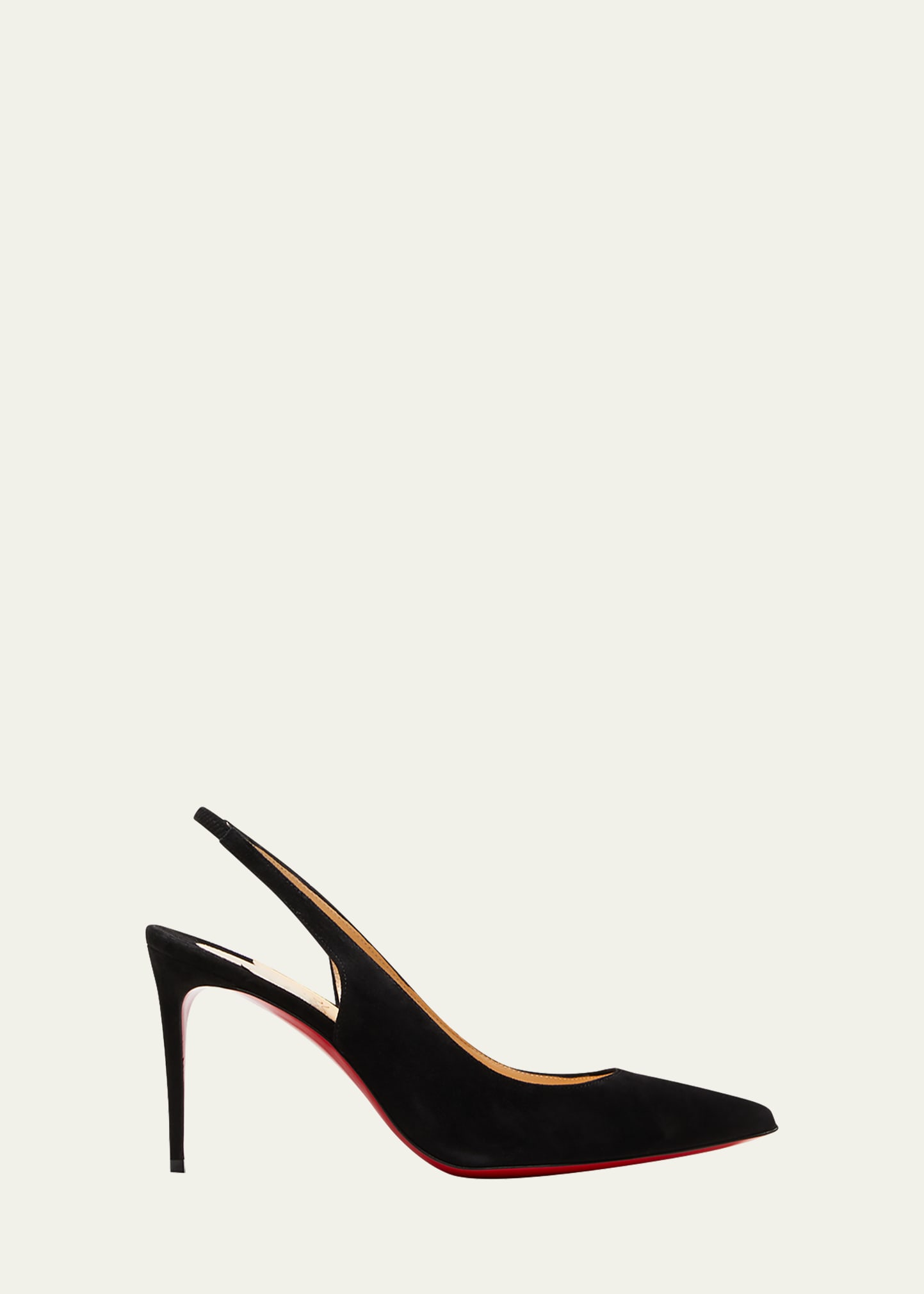 Christian Louboutin Kate Suede Red Sole Slingback Pumps