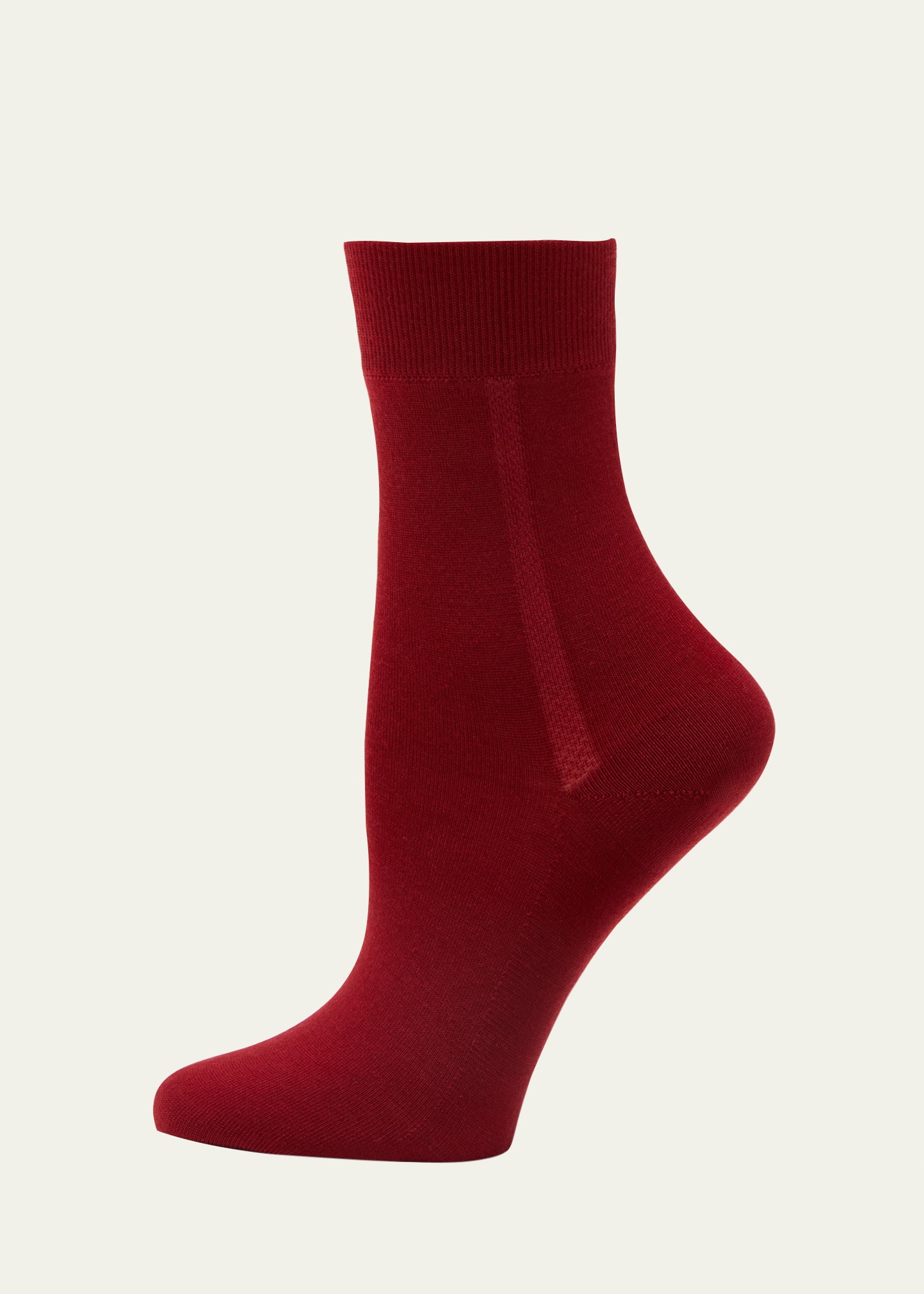 Wolford Merino Wool Ankle Socks In Soft Cherry