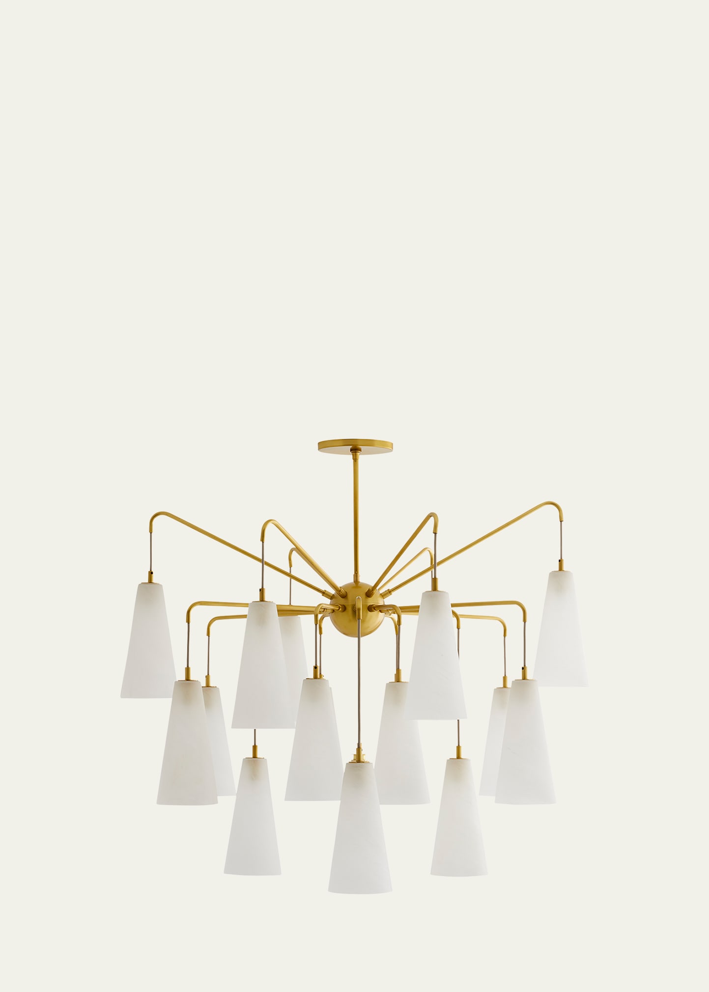 Arteriors Mika Chandelier In White