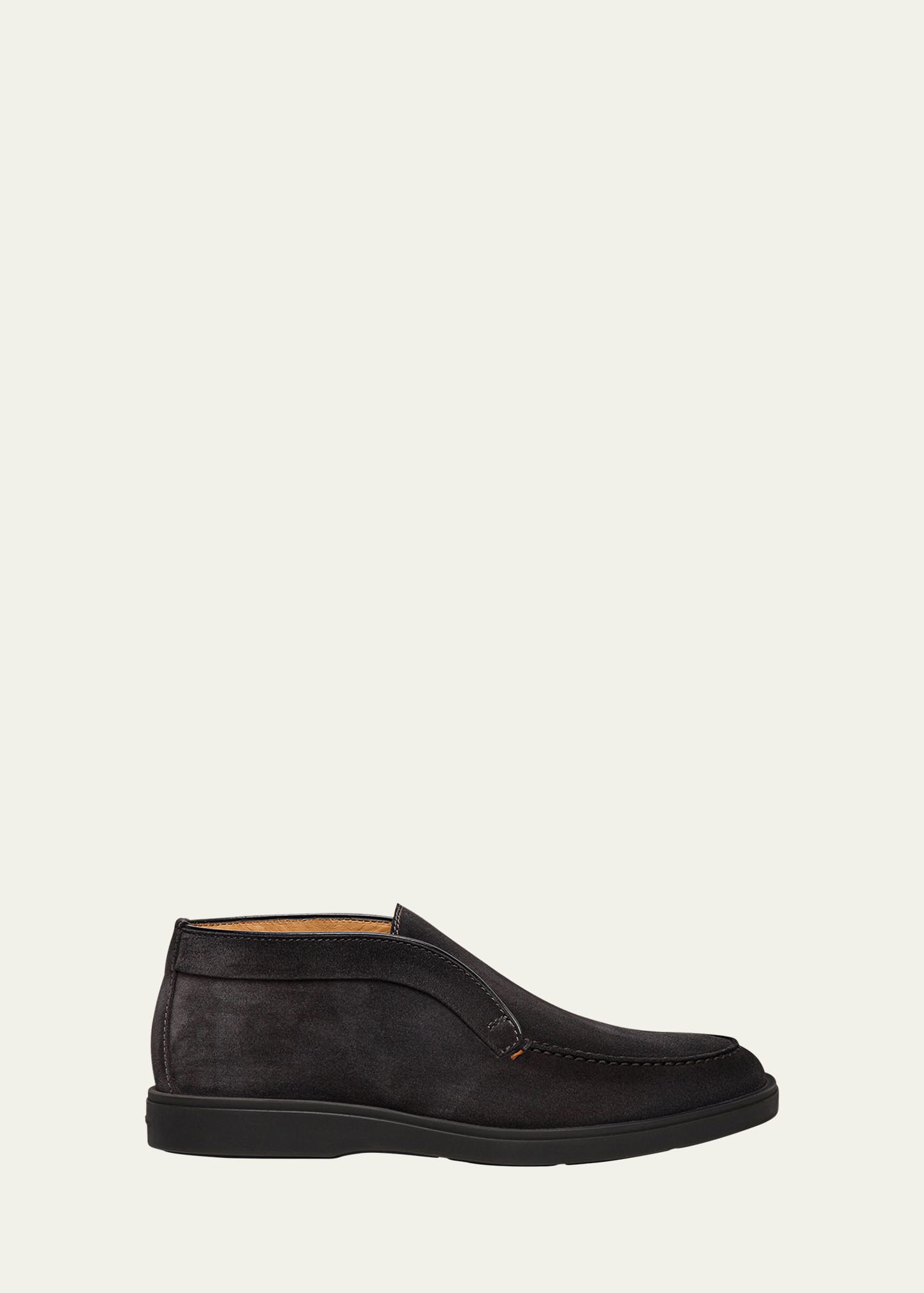 Santoni Ankle Boots In Gray