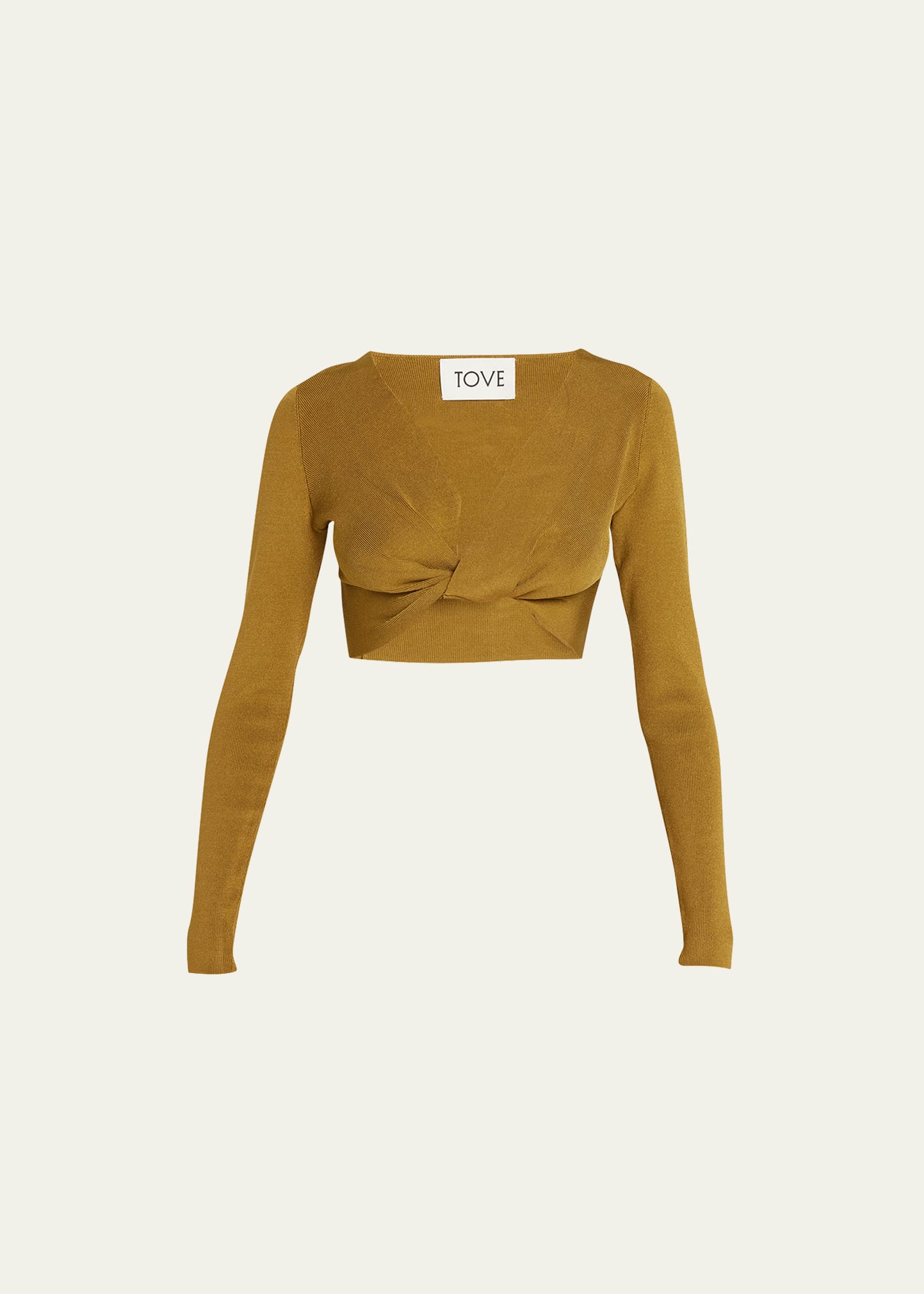 Tove Grace Long Sleeve Twist Front Top