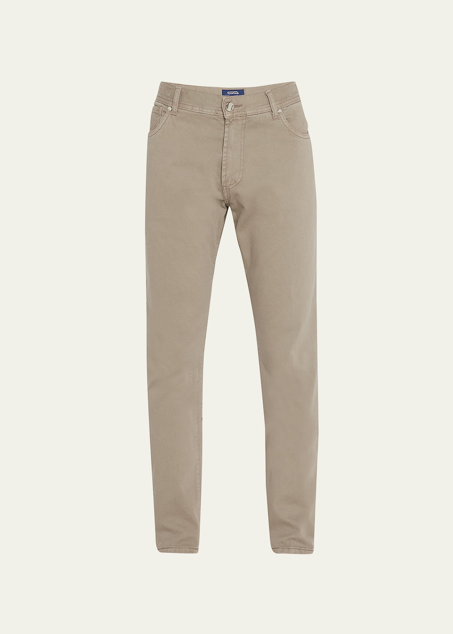 Cesare Attolini Men's Straight Leg 5-pocket Pants In N31-tan