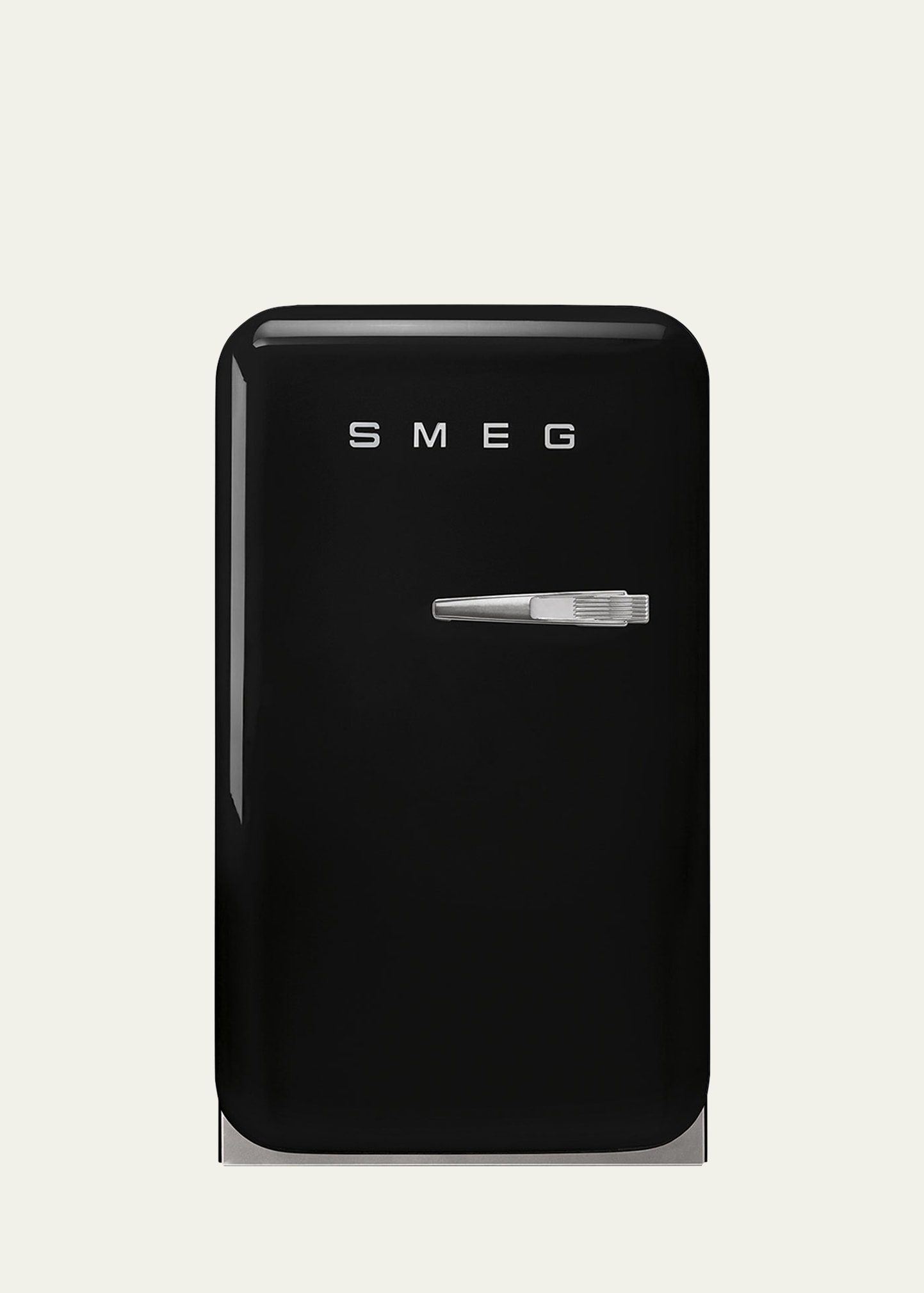 Smeg Fab5 Retro Left-hinge Mini Fridge In Black