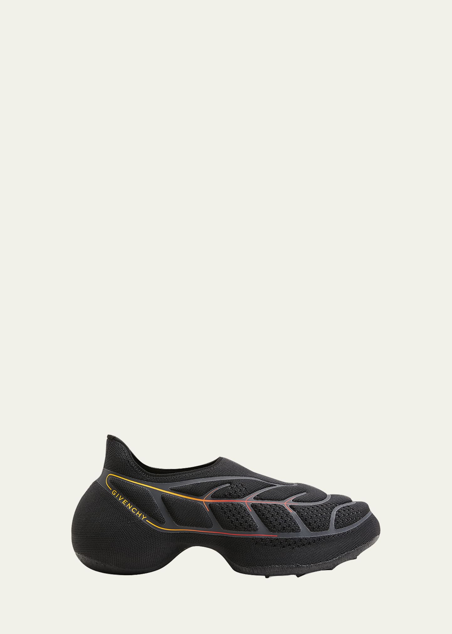 Givenchy Tk-360 Plus Slip-on Sneaker In Black/yellow