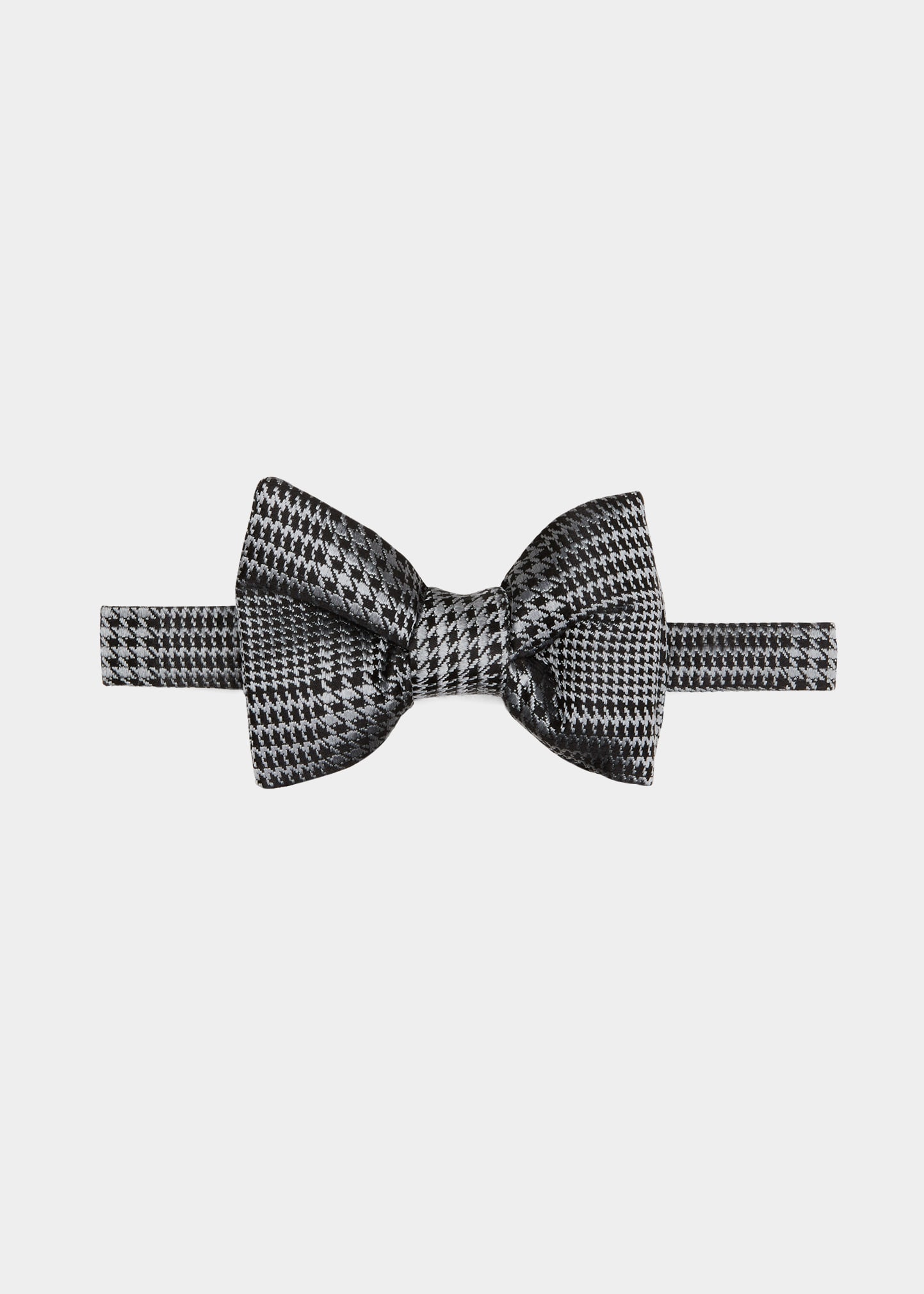 Men's Houndstooth Silk Bow Tie