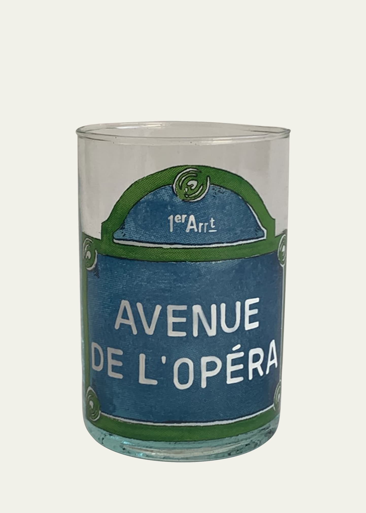 Marin Montagut Avenue De Lopera Drinking Glass In Multi