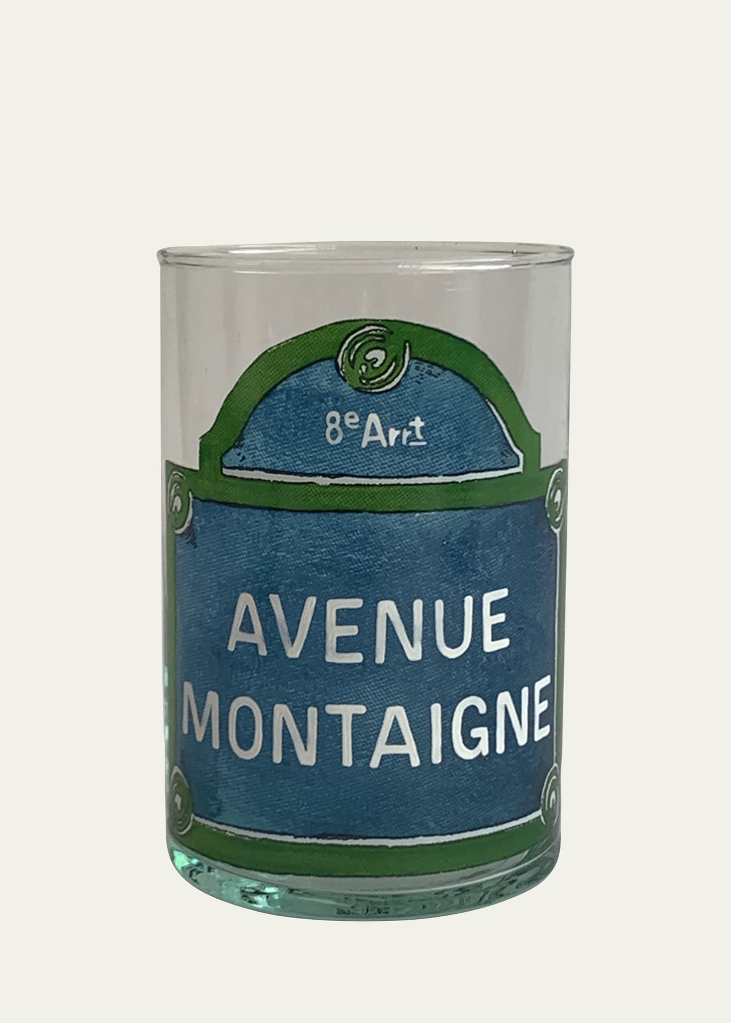 Marin Montagut Avenue De Lopera Drinking Glass In Multi