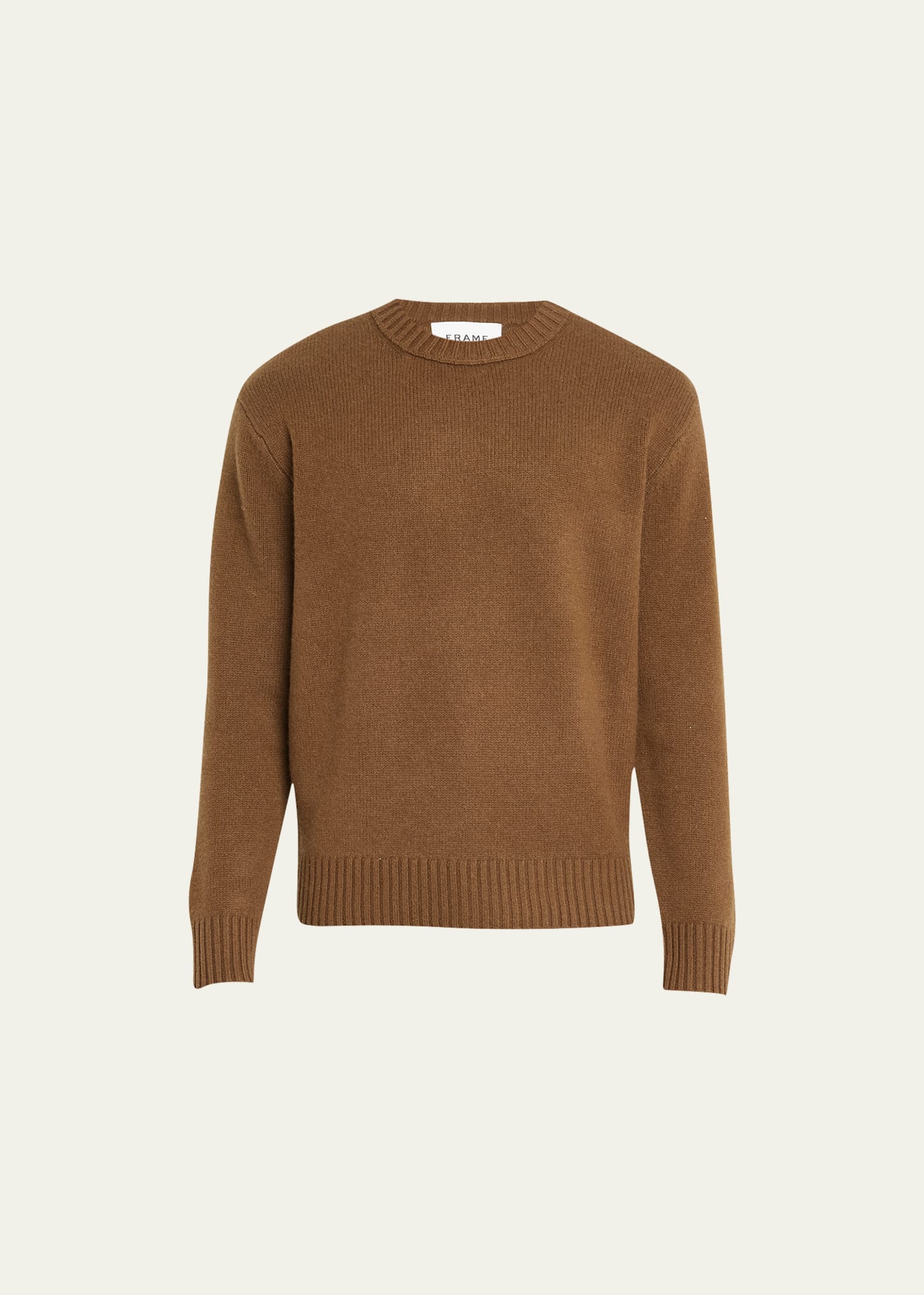 Frame Men's Cashmere Knit Sweater In Caramel