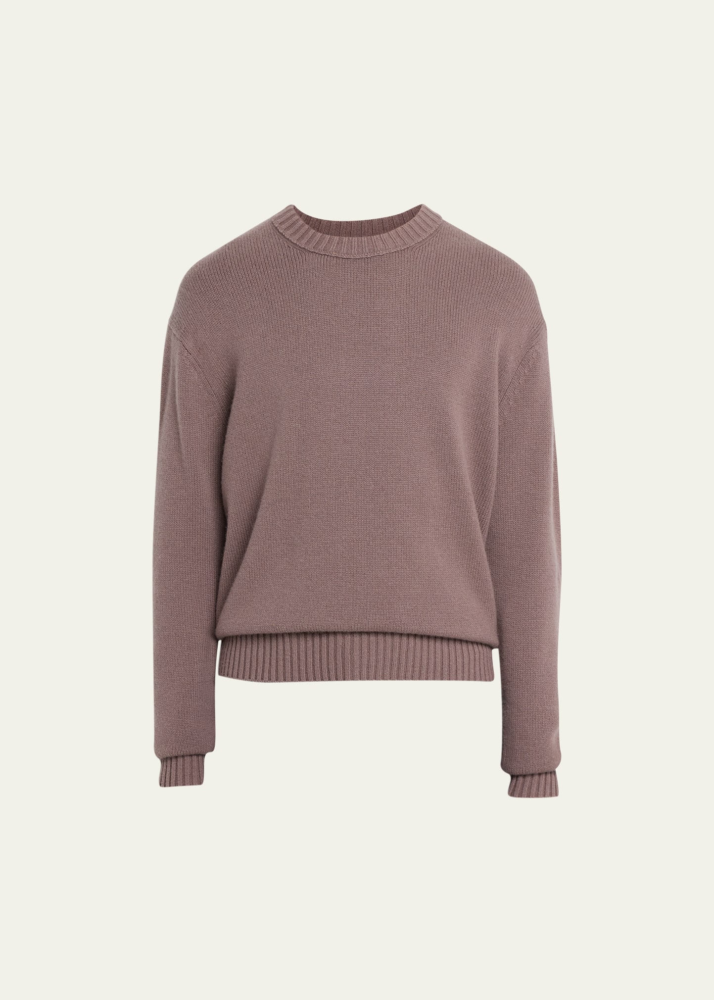 Frame Cashmere Crewneck Sweater In Dry Rose