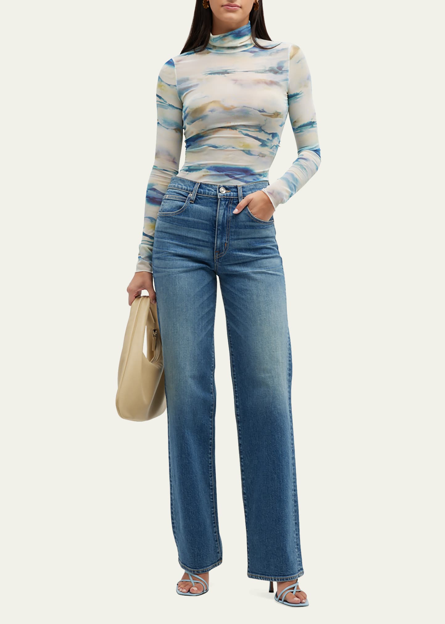 Slvrlake Grace High Rise Jeans In Laurel Canyon In Monterey Montey