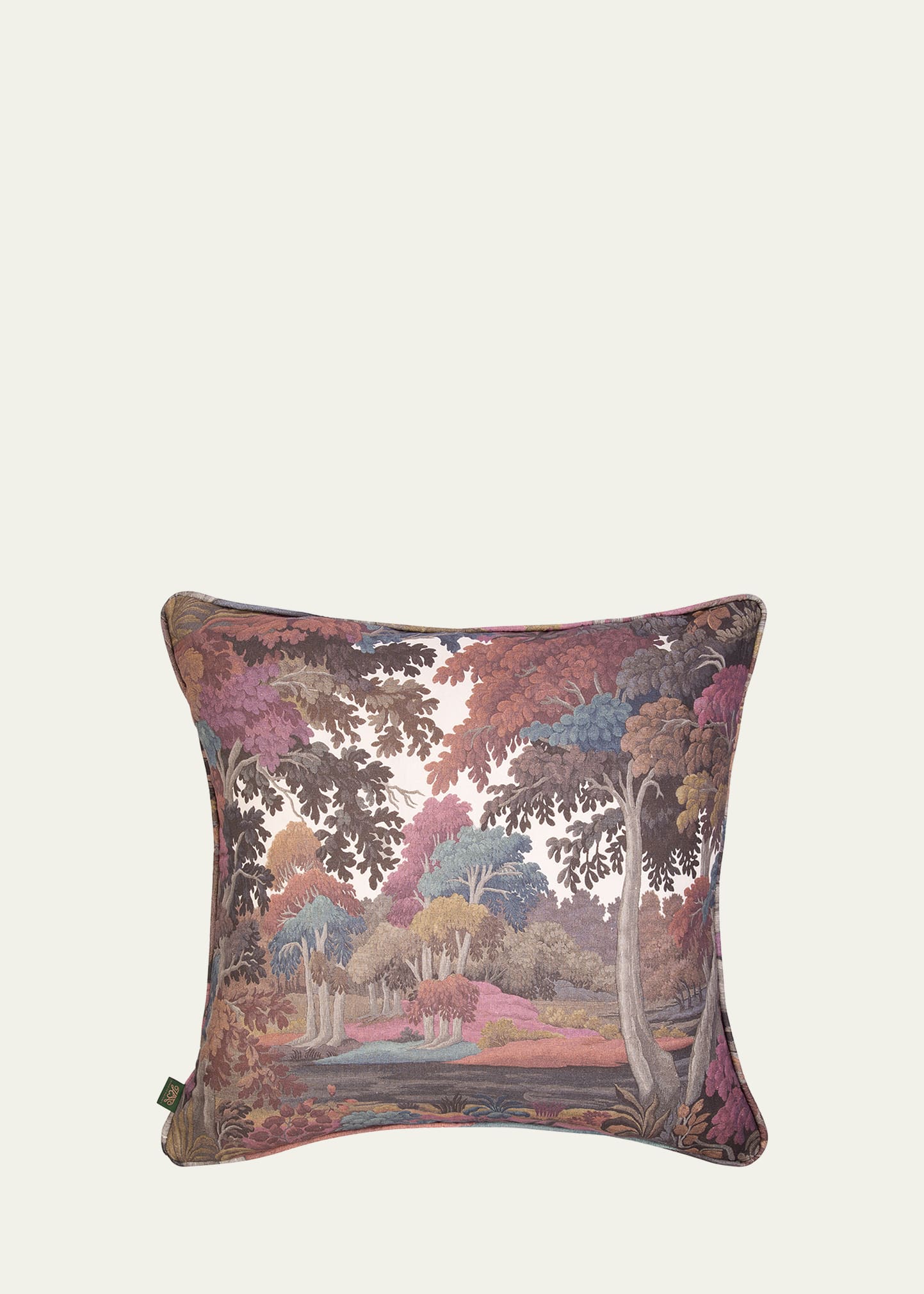 House Of Hackney Plantasia Large Cotton Linen Cushion In Multi