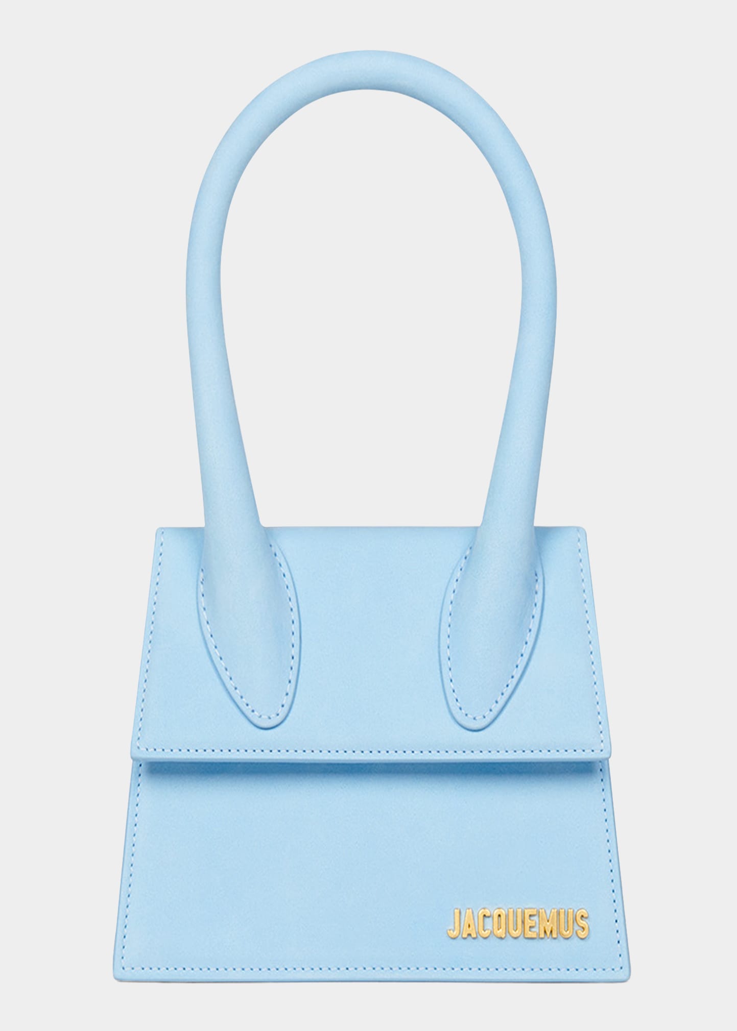 Jacquemus Le Chiquito Moyen Top-handle Bag In Light Blue | ModeSens