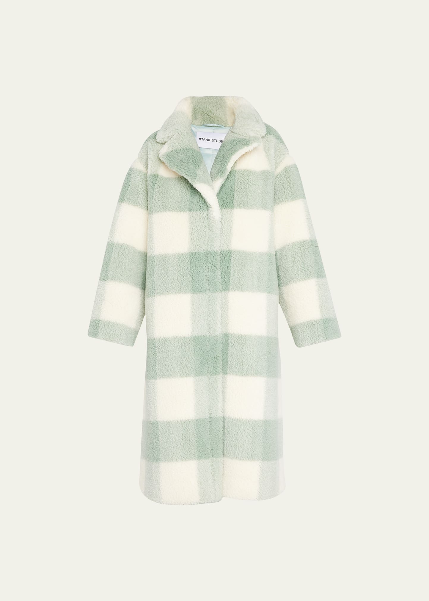 Maria Long Checkered Coat