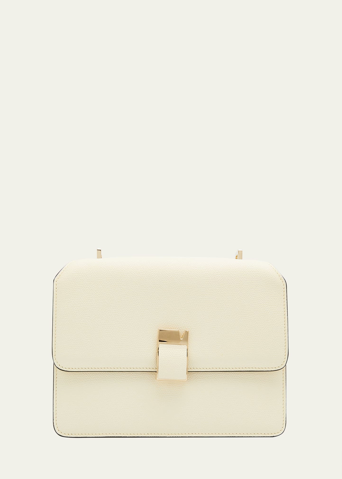 Valextra Medium Nolo Cross-body Bag In White