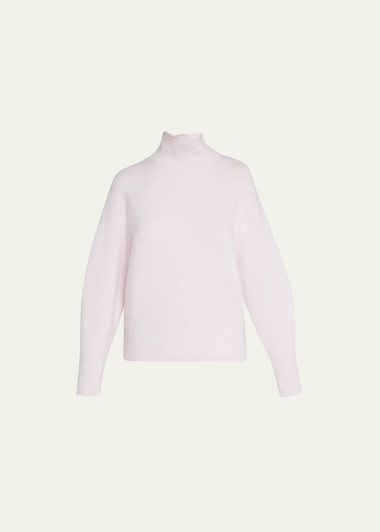 Vince Wide-Sleeve Wool-Cashmere Turtleneck Sweater