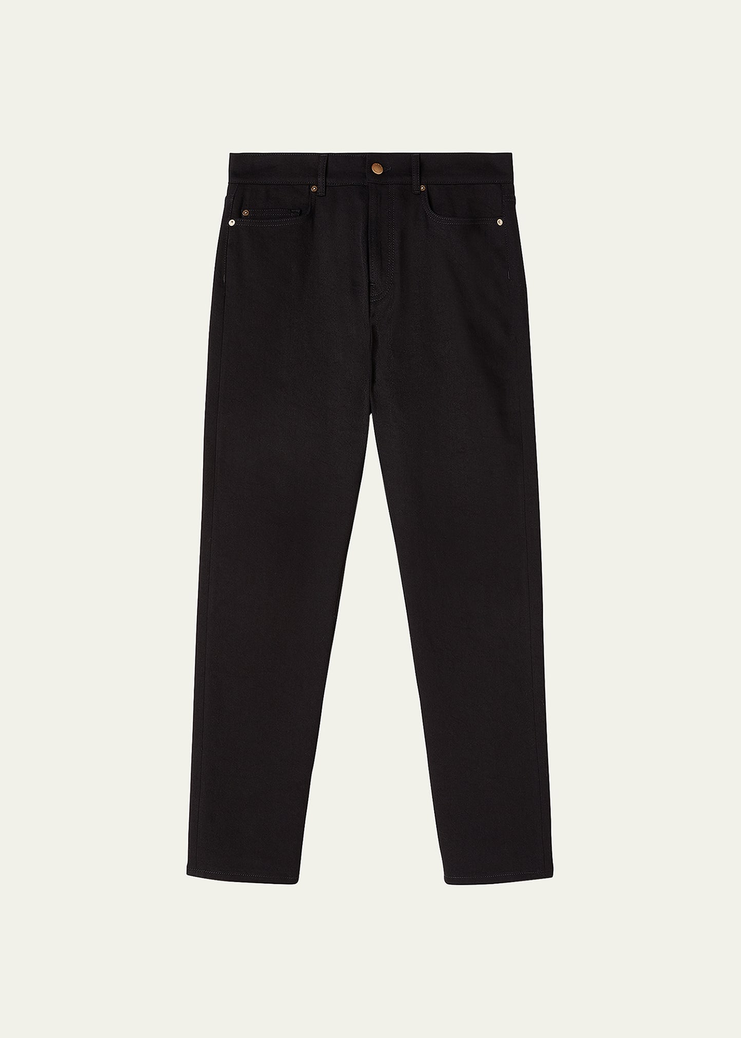 Agnona Men's Cotton-cashmere Stretch 5-pocket Pants In K09 Black
