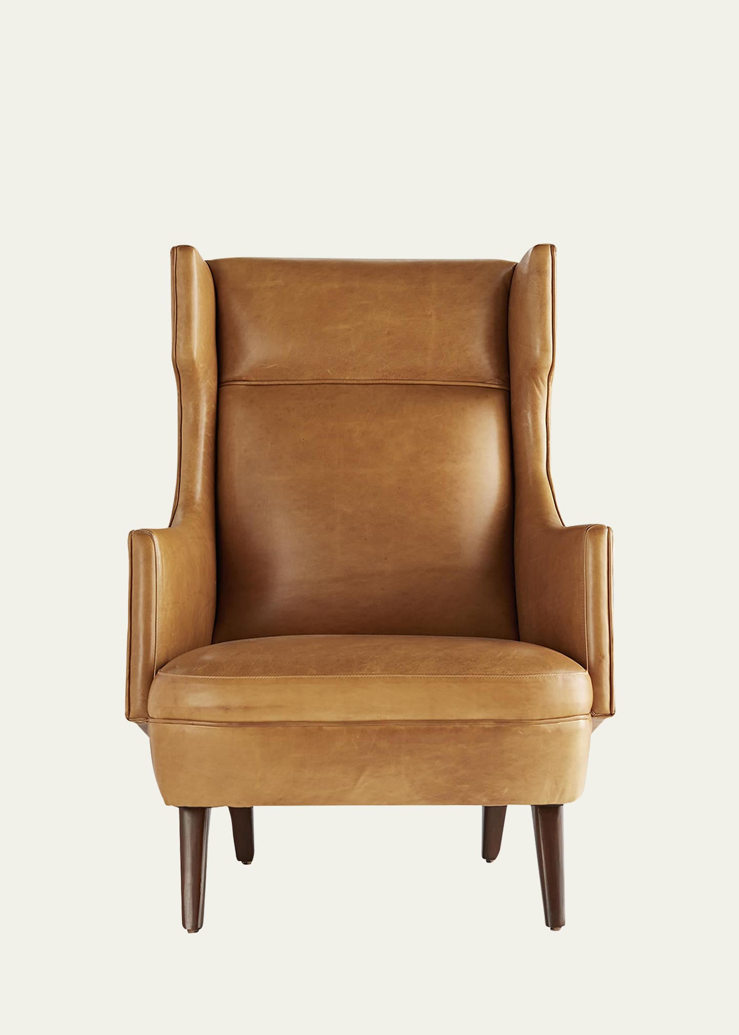 Arteriors Budelli Wing Chair In Brown