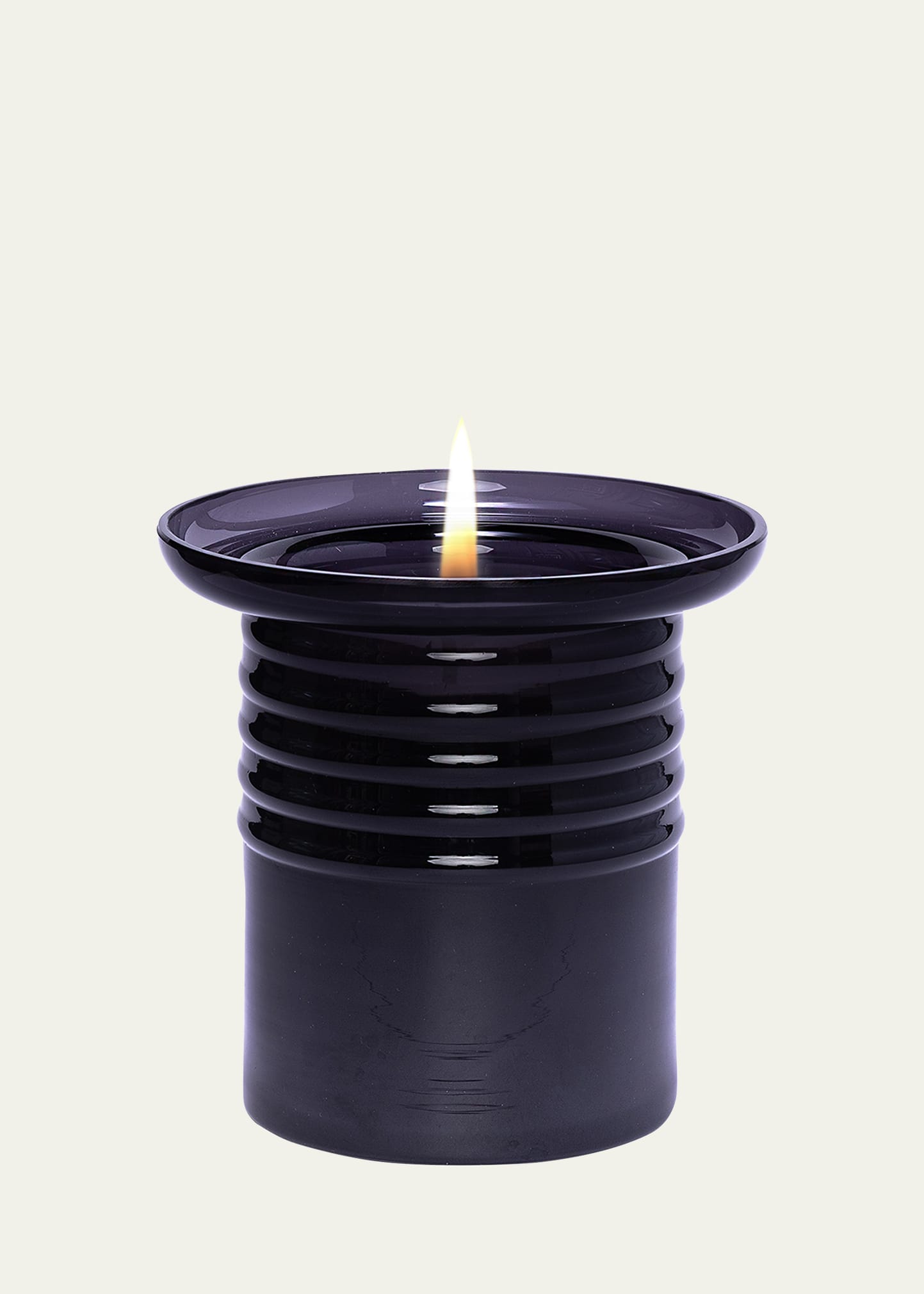 Aina Kari Royal B. 14 Oz. Murano Glass Candle In Purple