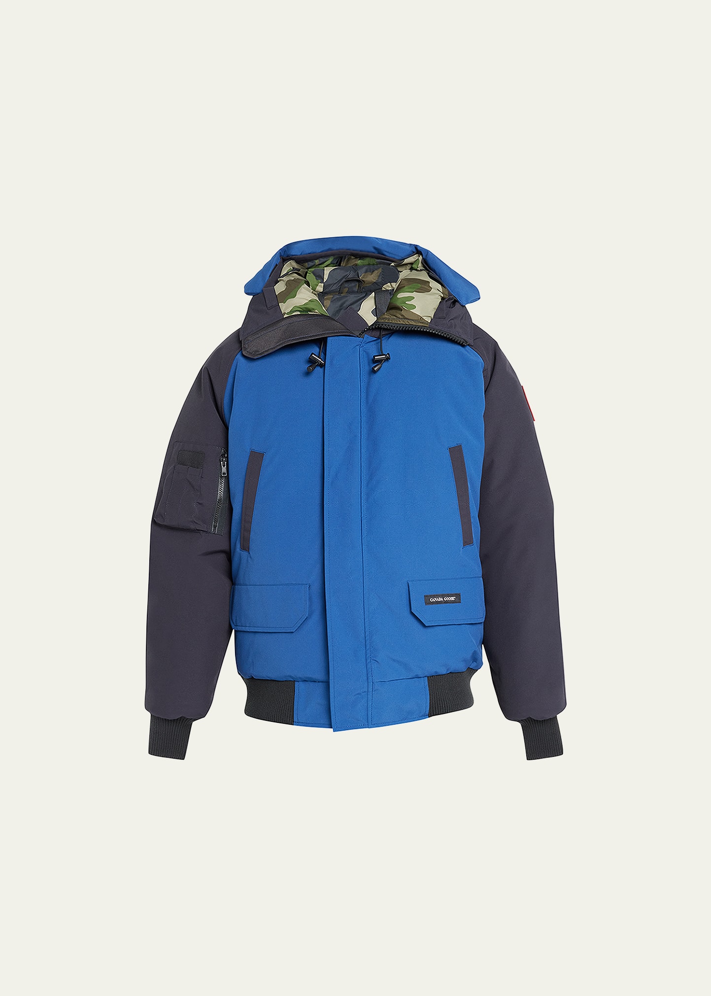 Canada Goose Regeneration Chilliwack Bomber Jacket In Navy/ Northern Night/ Classic Camo