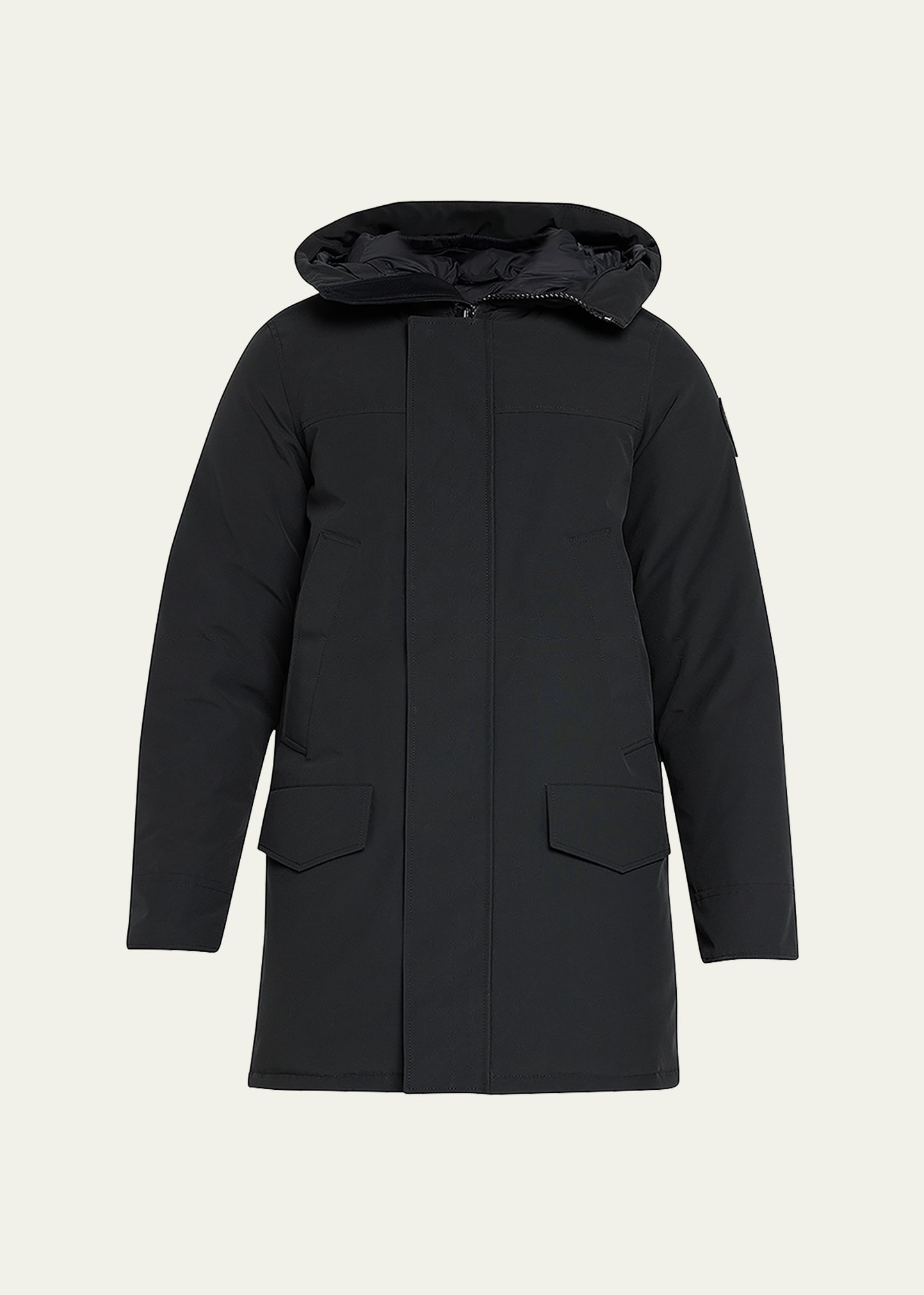 Shop Canada Goose Men's Langford Down Parka In Black