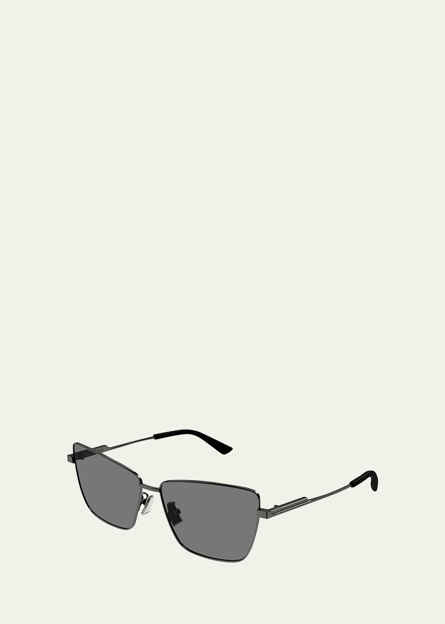 Bottega Veneta 59mm Square Sunglasses In Dark Gray