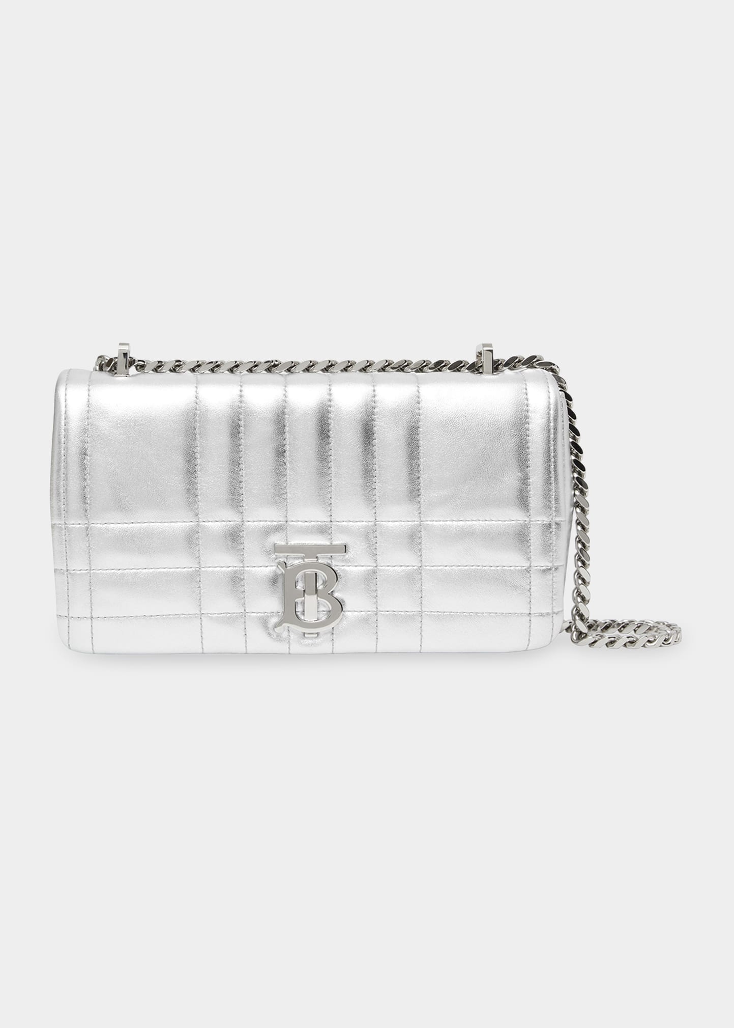 Burberry Lola Metallic Quilted Leather Crossbody Bag